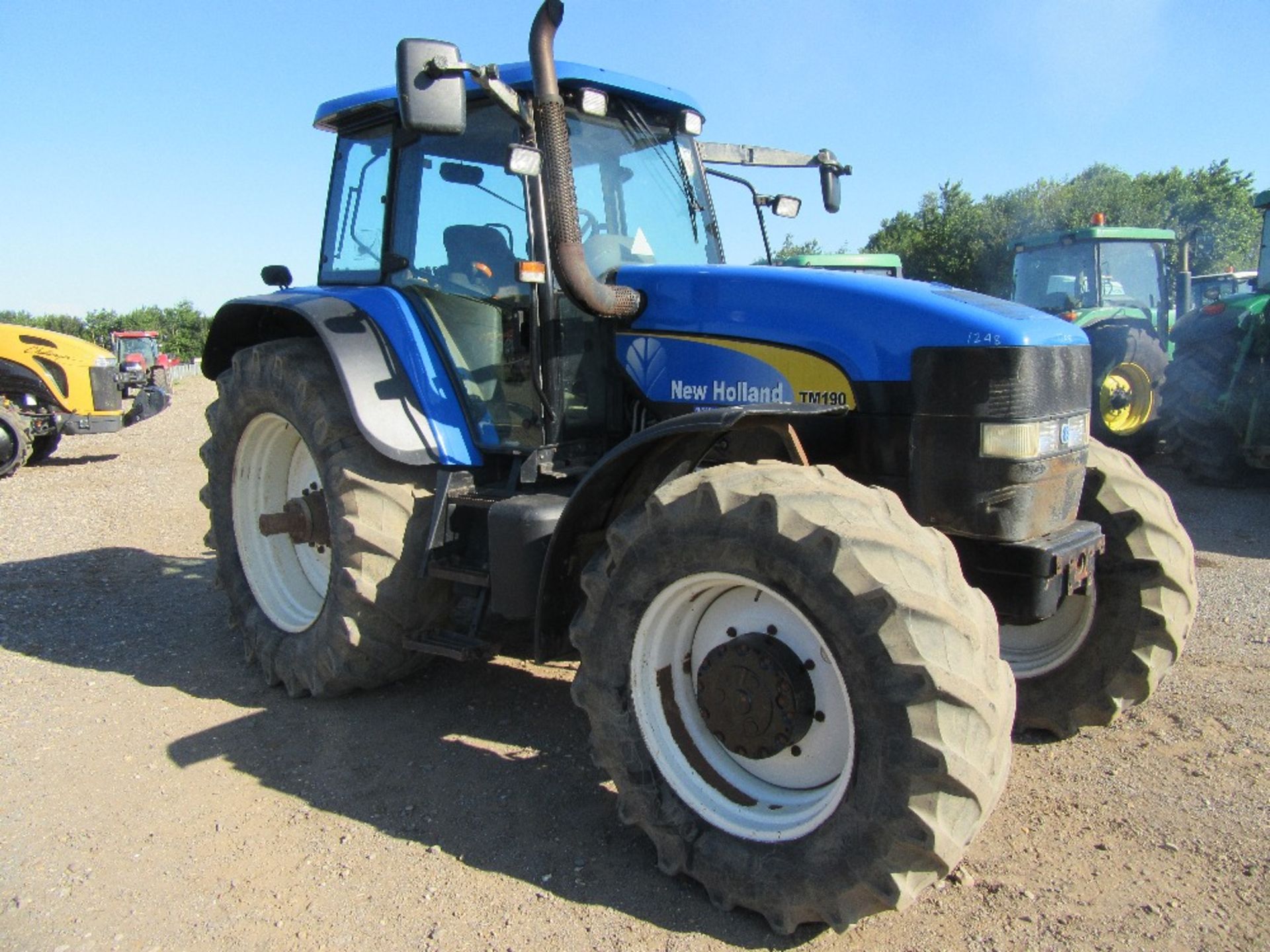 2003 New Holland TM190 4wd Power Command Tractor, Manual Spools Reg No NU52 UFN Ser No ACM199035 - Image 3 of 14