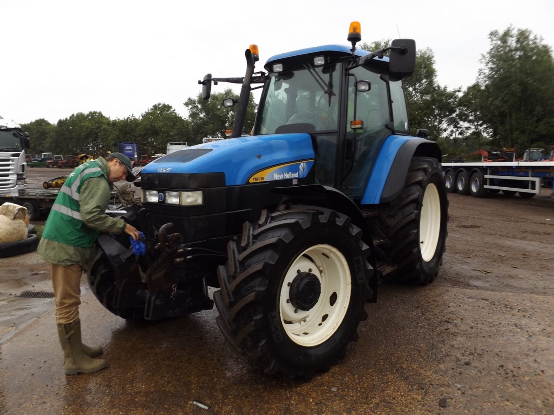 New Holland TM130 Range Command Tractor with Air Brakes. V5 will be supplied. Reg.No. MX57 GUE