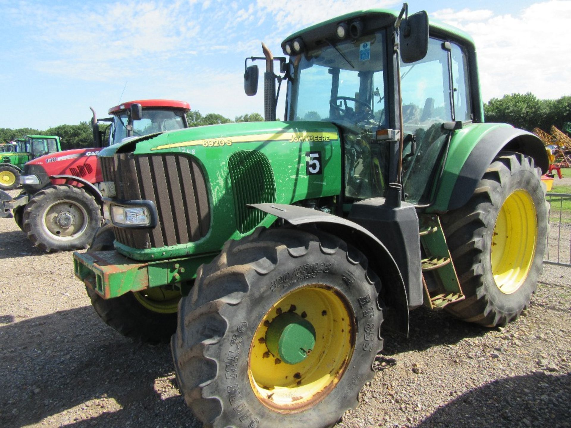 John Deere 6920 Premium TLS Tractor With Air Con. Reg.No. SF06 DDZ. Ser.No.489472