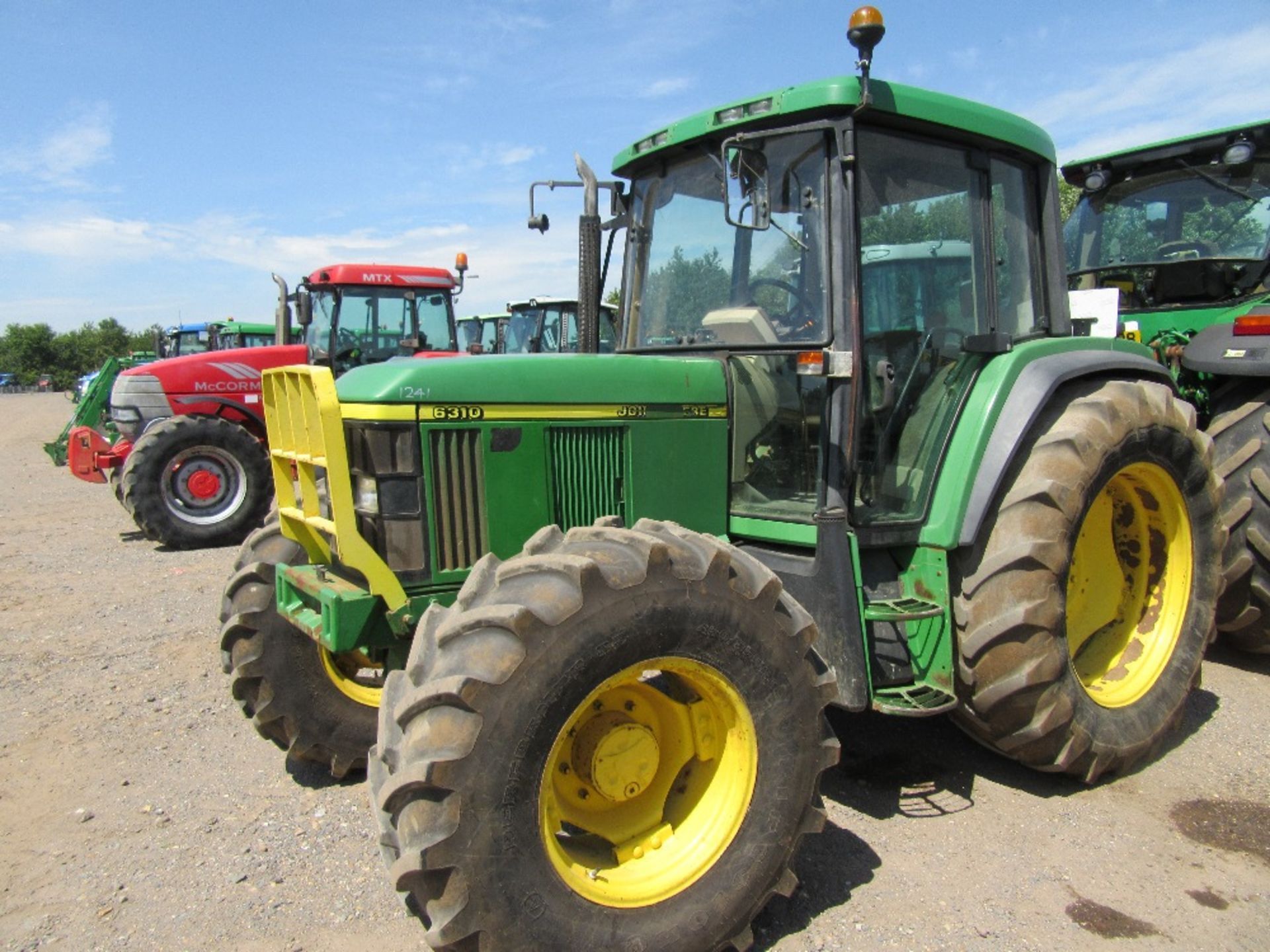 1999 John Deere 6310 4wd Tractor with Front Suspension. 6605 hrs. V5 will be supplied. Reg.No.