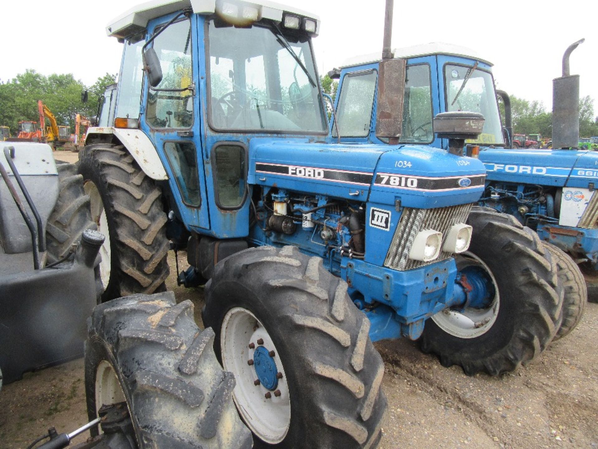 Ford 7810 Series III Tractor. No V5. Reg.No. H96 KPY  Ser.No. BC43072 - Image 9 of 12