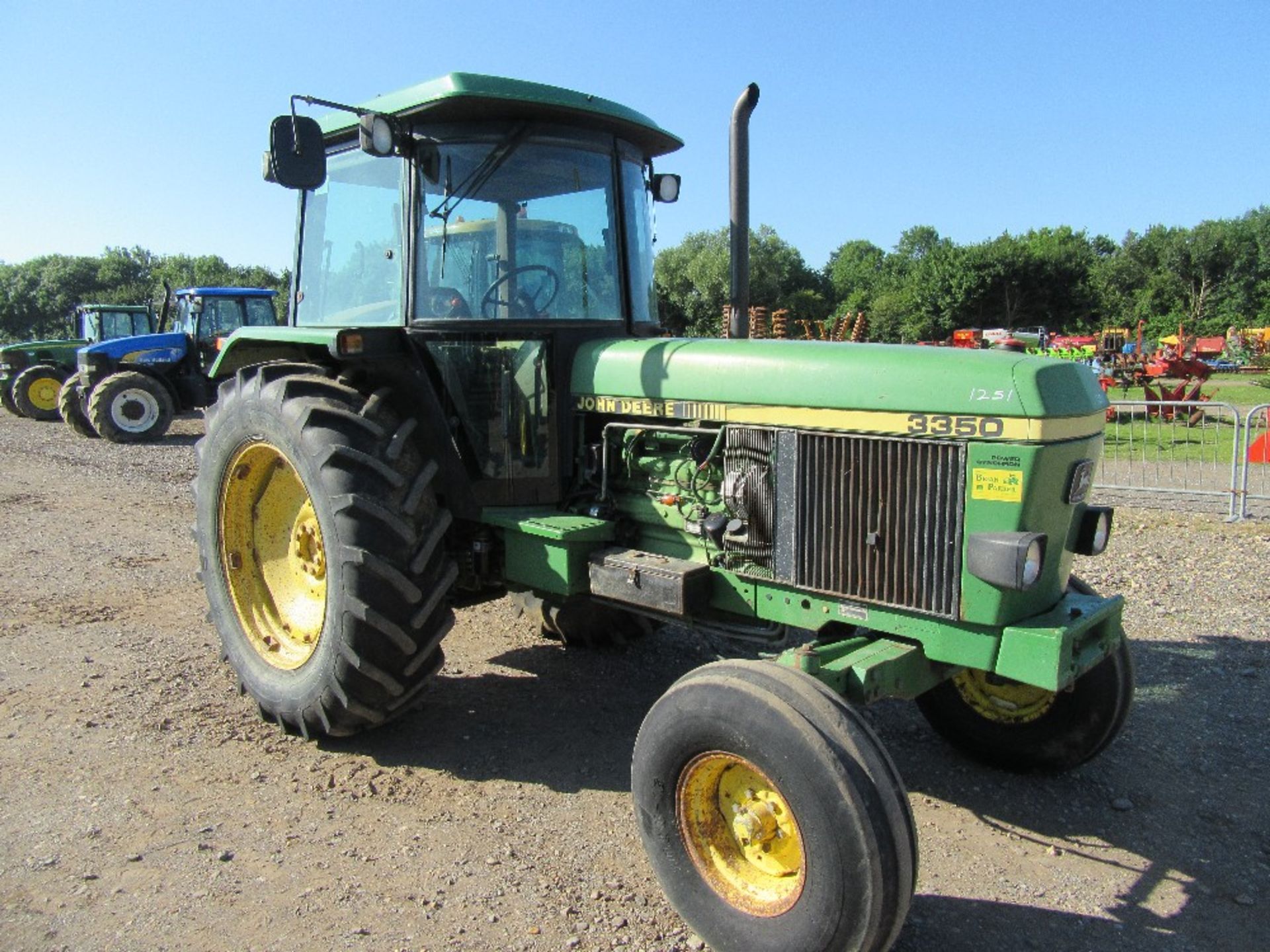 1990 John Deere 3350 2wd Tractor H reg Ser No 698883 - Image 3 of 15