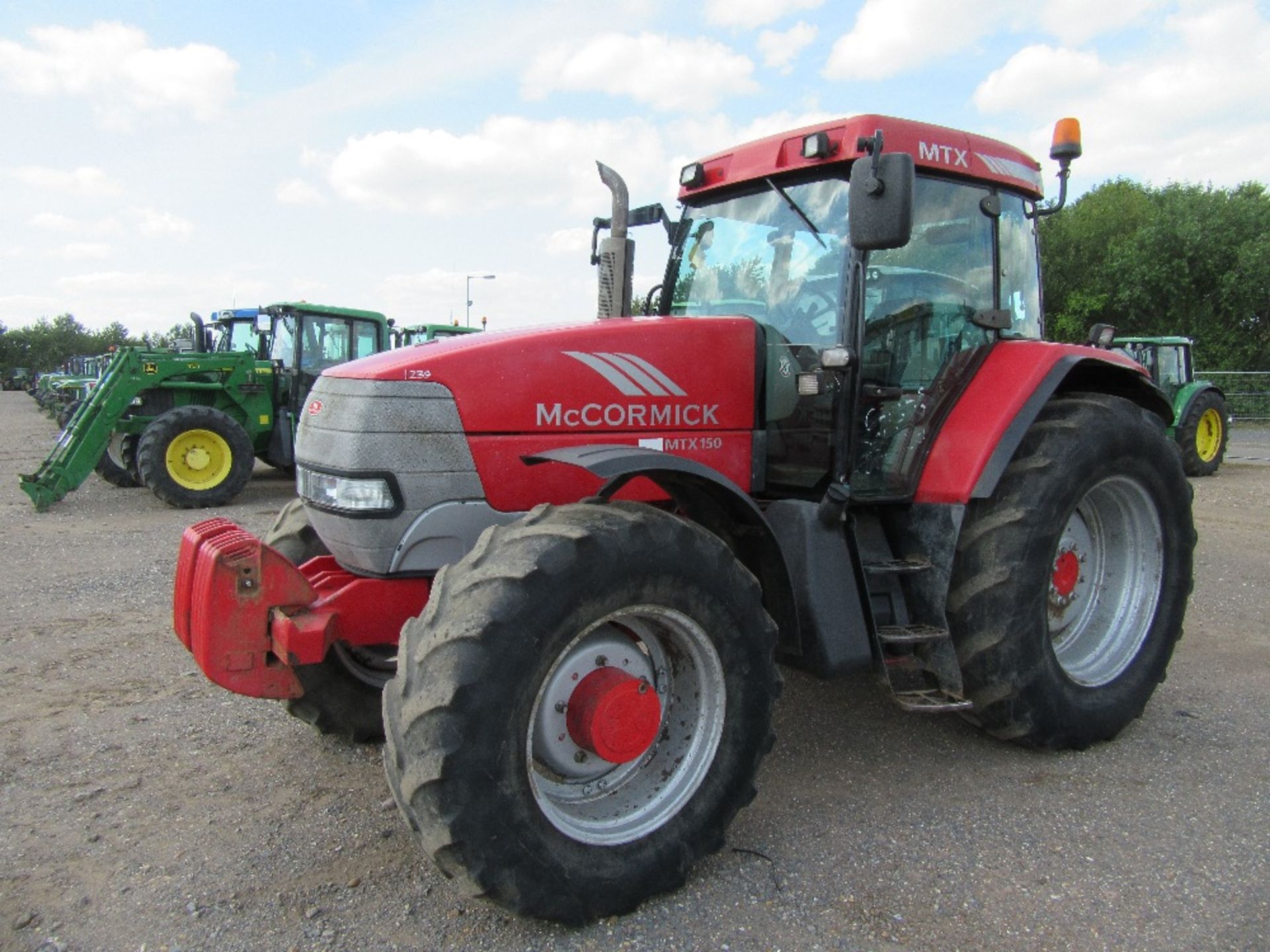 McCormick MTX150 40k Tractor with Front & Cab Suspension, Front Weights, Air Seat & Air Con. V5 will