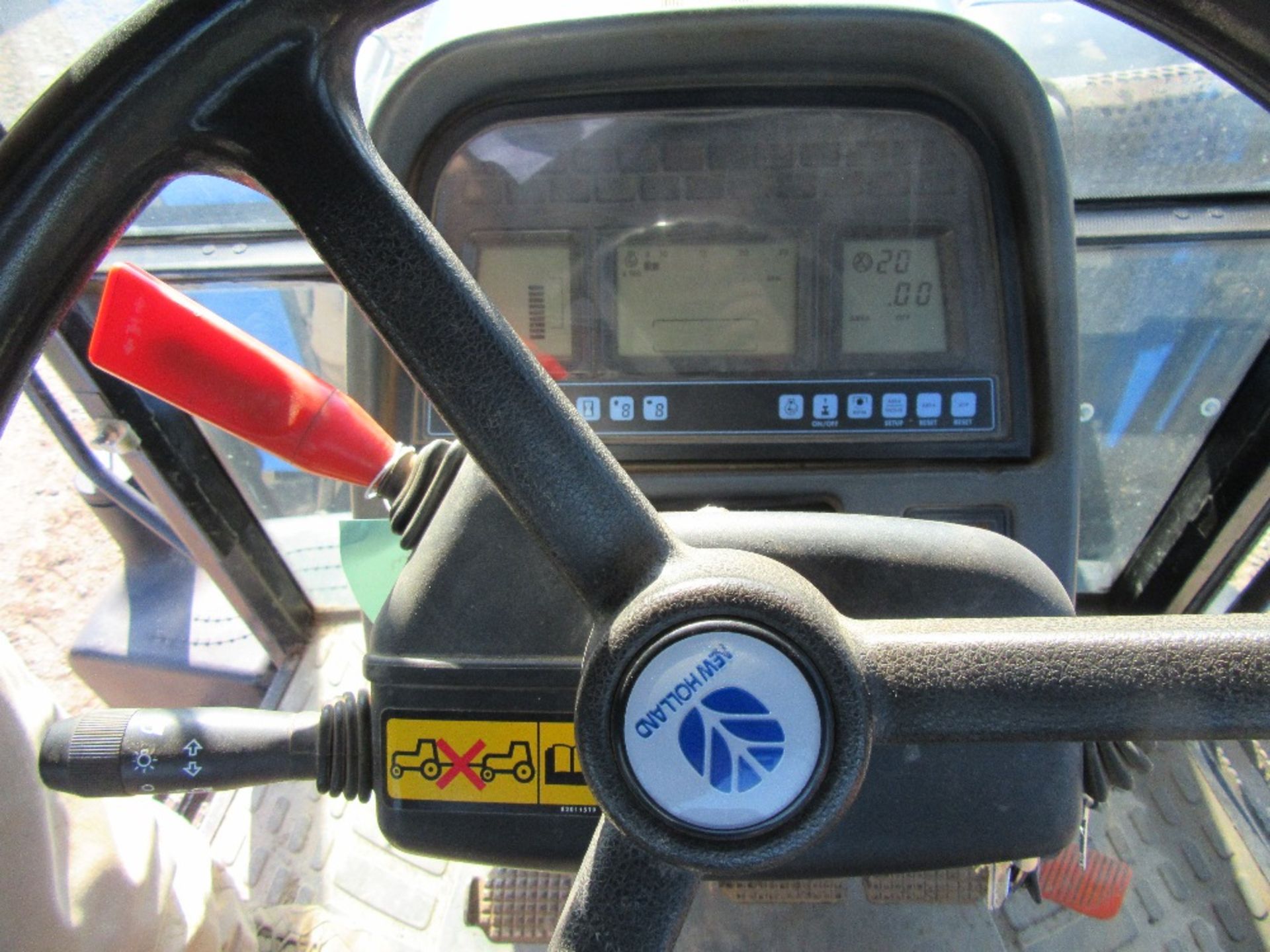 2003 New Holland TM190 4wd Power Command Tractor, Manual Spools Reg No NU52 UFN Ser No ACM199035 - Image 12 of 14