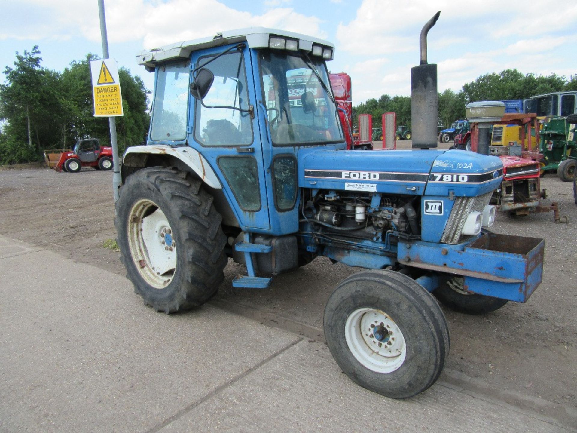 Ford 7810 2wd Tractor. No V5. Reg.No. G290 JRH Ser No BC16195 - Image 3 of 12