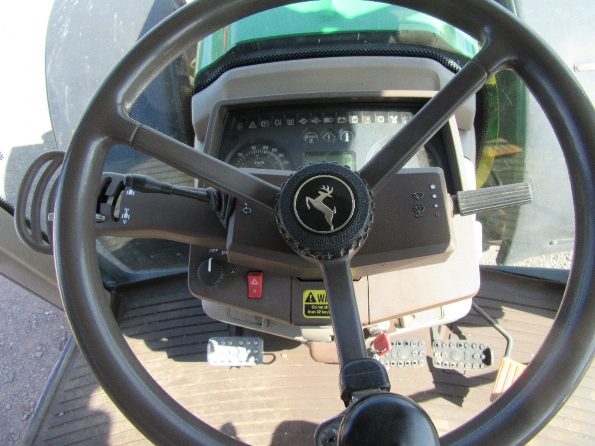 John Deere 6820 Tractor with Air Con & Front Suspension. 7569 hrs. V5 will be supplied. Reg.No. WX04 - Image 15 of 16