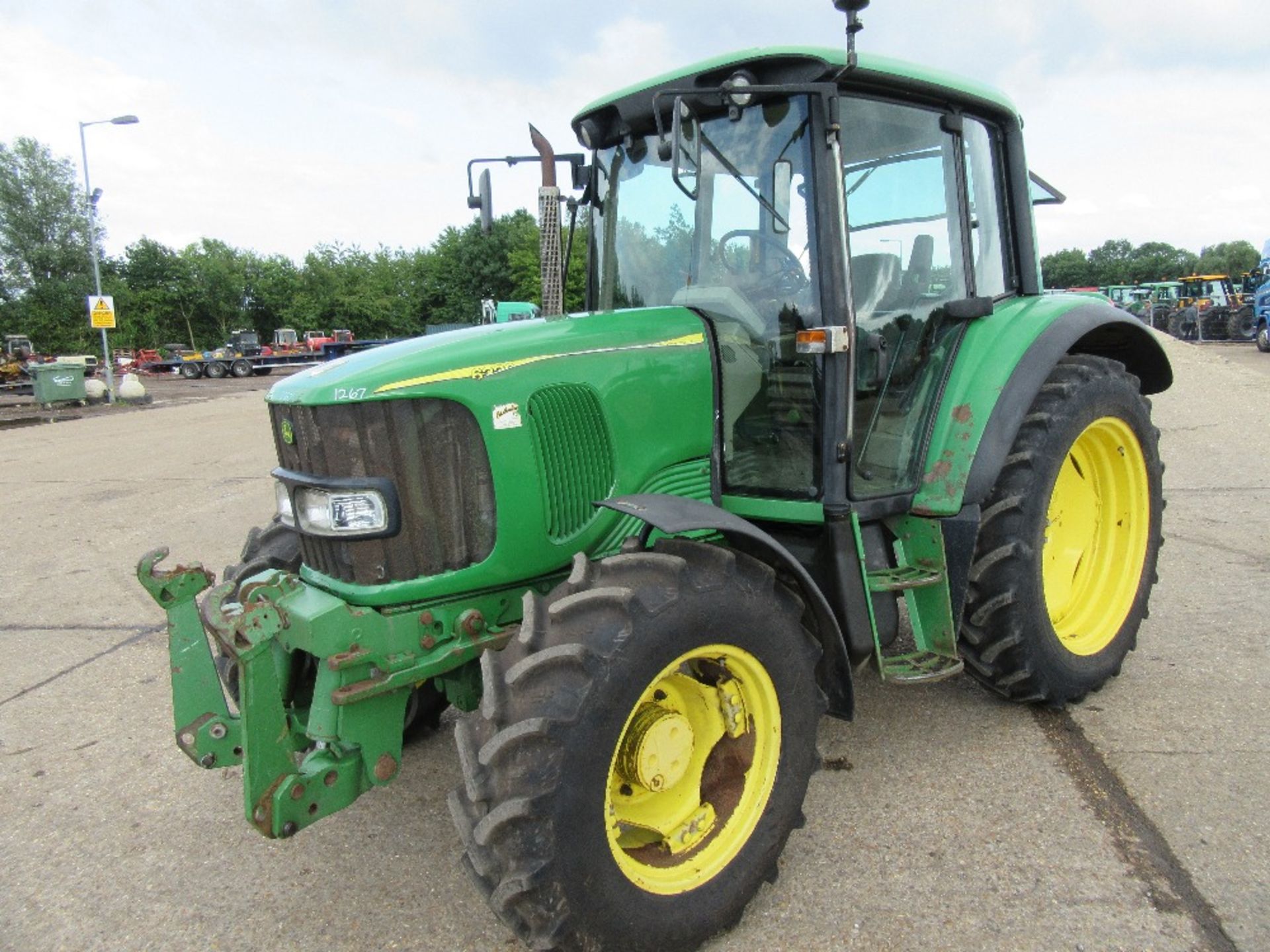 John Deere 6220 Premium Tractor with Creep Box & Front Linkage. Reg.No. PF52 USY