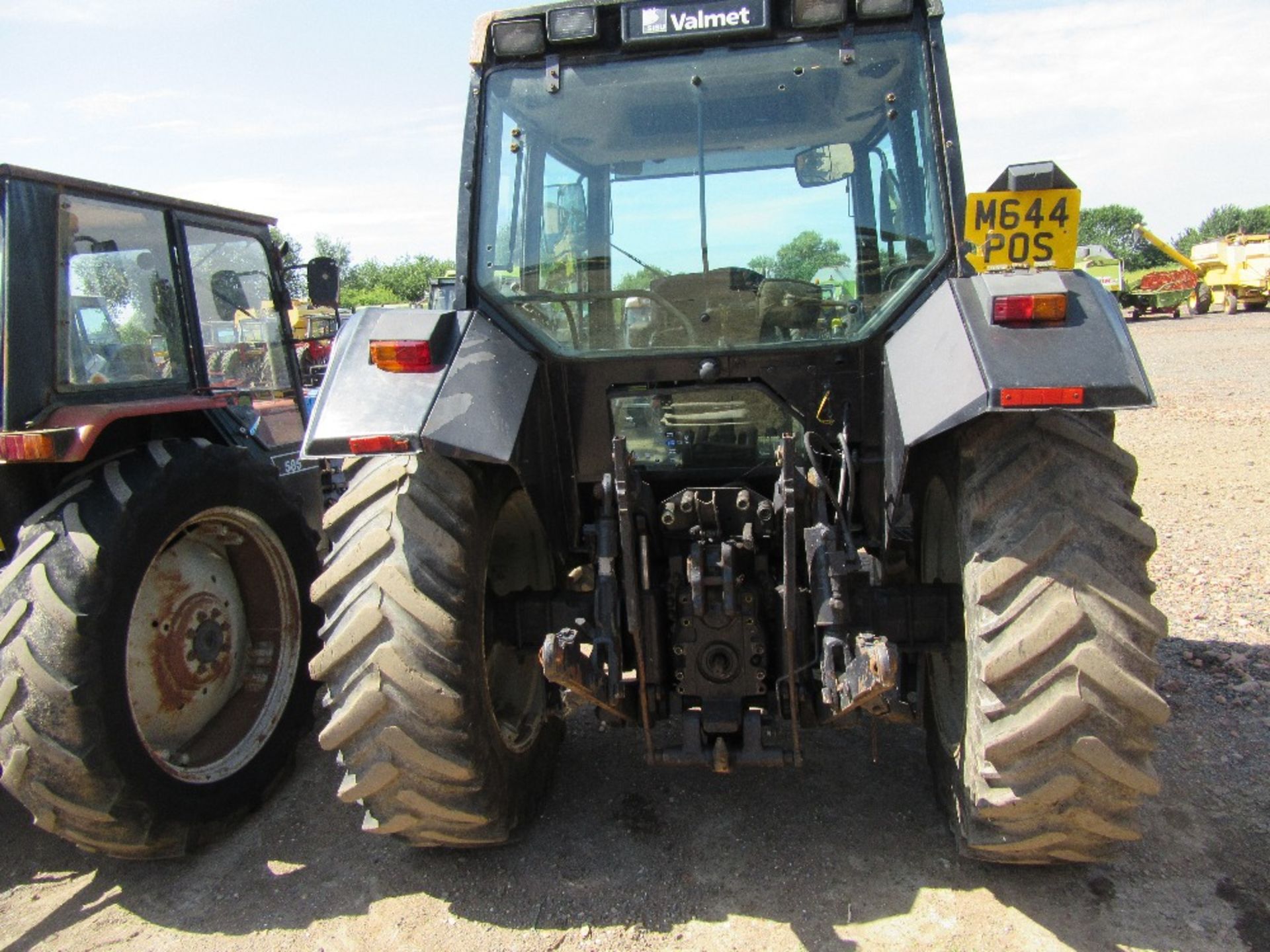 Valtra 6400 Tractor with Front Weights Reg No M644 POS - Image 6 of 14