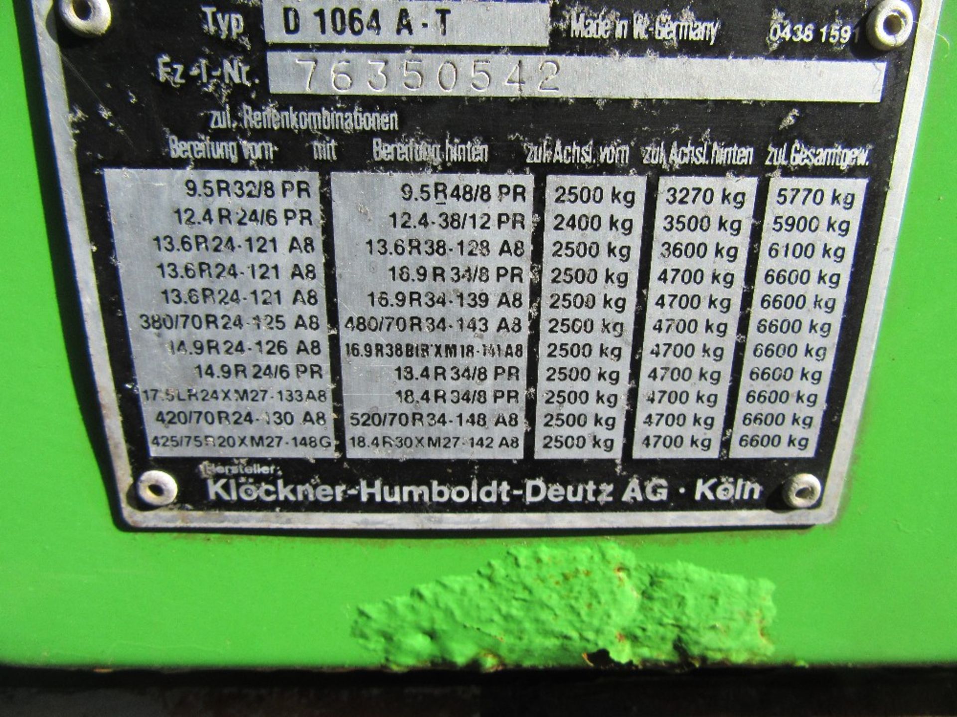 Deutz Commander DX4.51 4wd Tractor V5 will be supplied. Reg.No. G995 SAO. Ser No 76350542 - Image 11 of 11