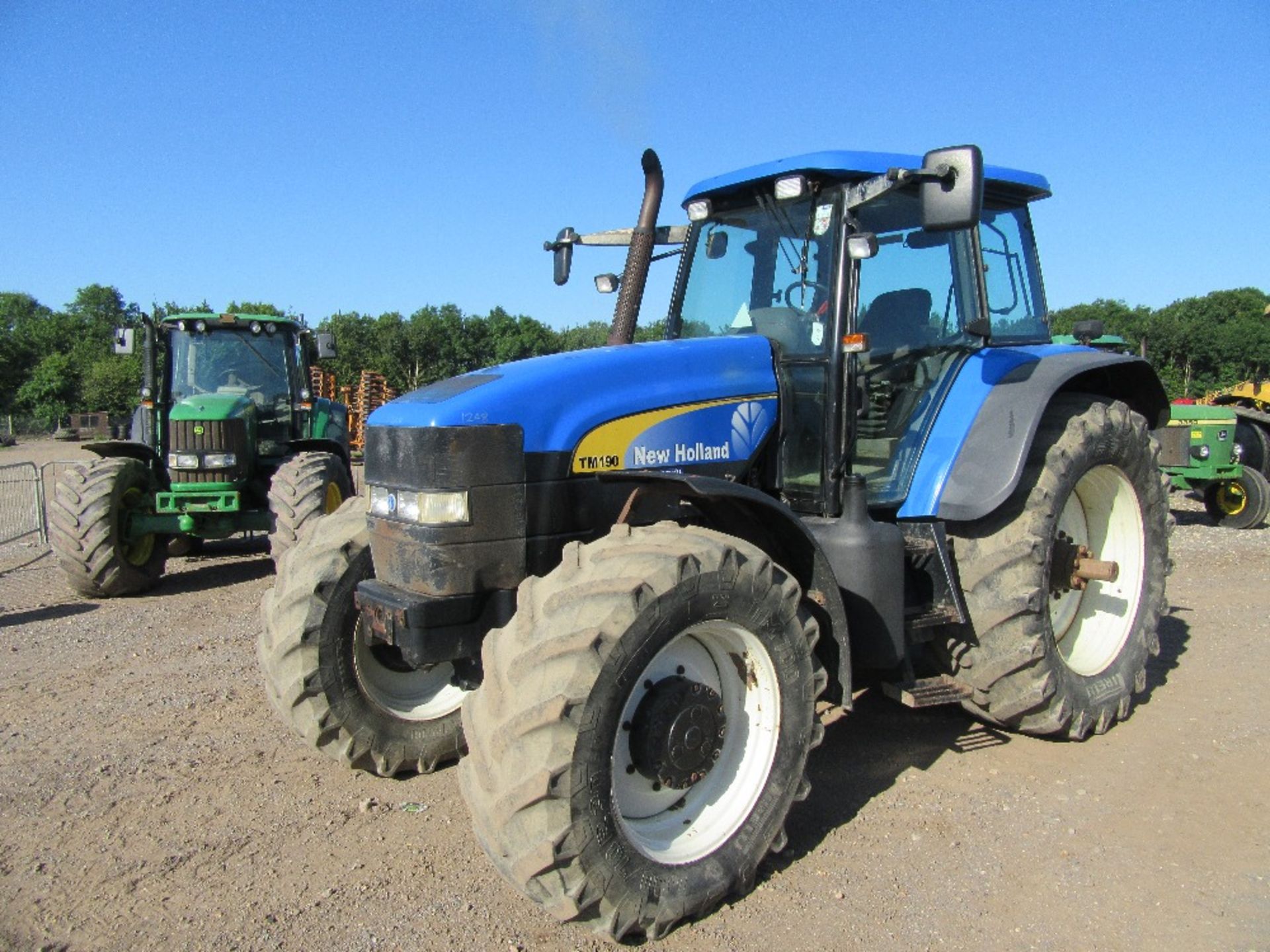 2003 New Holland TM190 4wd Power Command Tractor, Manual Spools Reg No NU52 UFN Ser No ACM199035