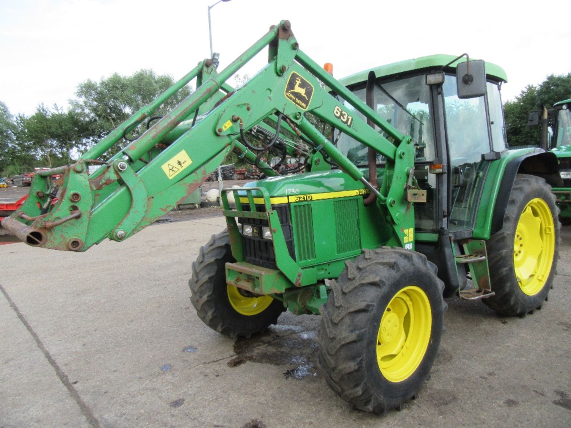 John Deere 6210 4wd Tractor with JD Loader