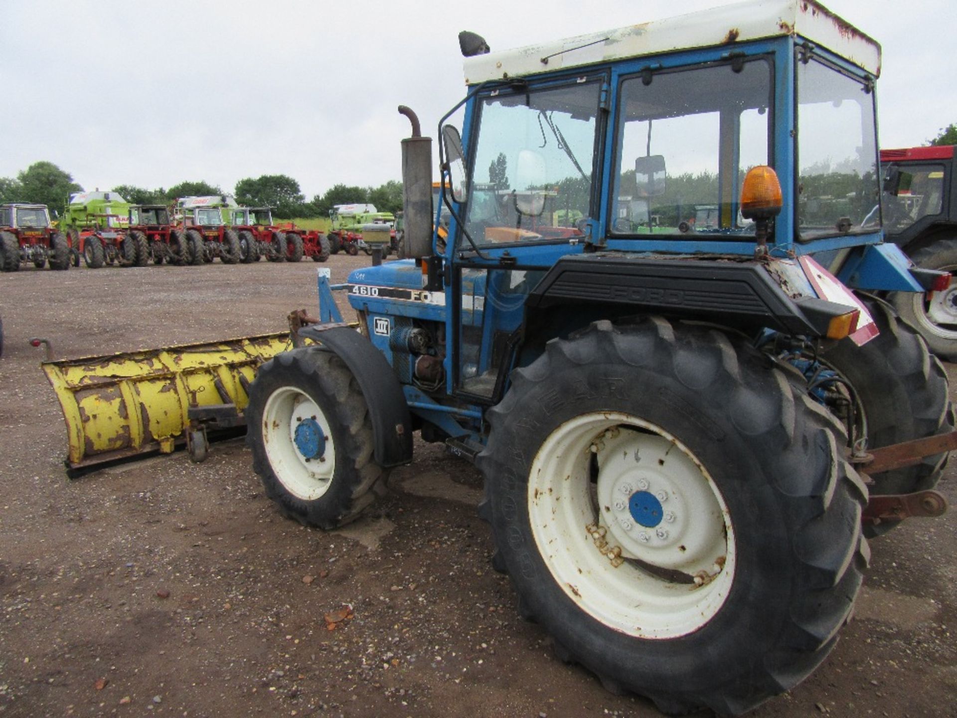 Ford 4610 Series III 4x4 Tractor AP Cab with Snow Plough Ser No BC64198 - Image 7 of 12