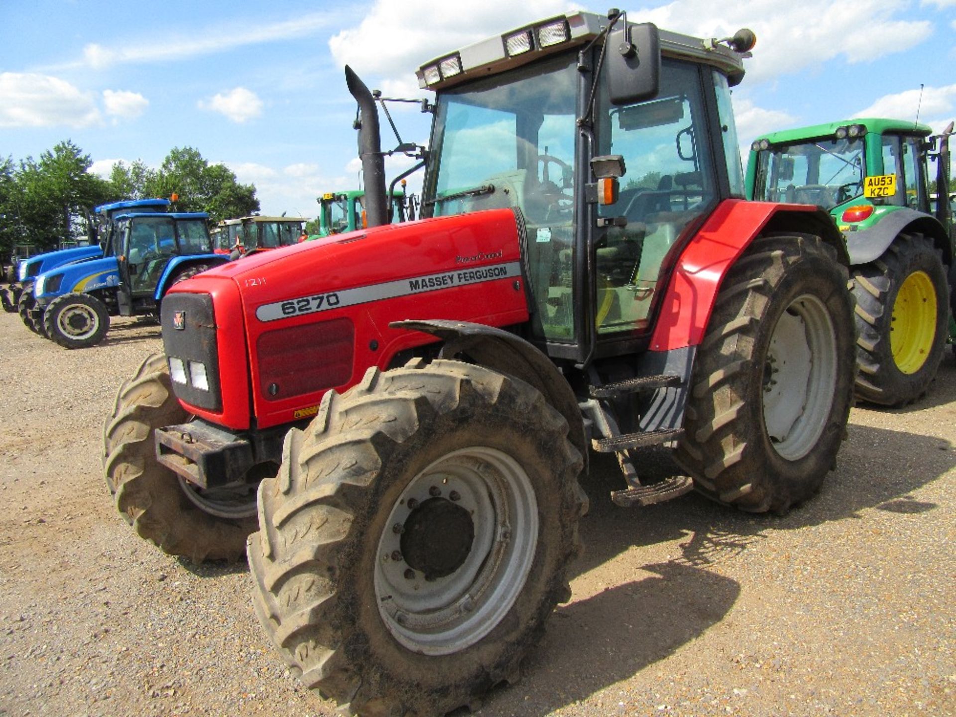 1999 Massey Ferguson 6270 Tractor. V5 will be supplied. Reg.No. V788 XAG Ser No H326015