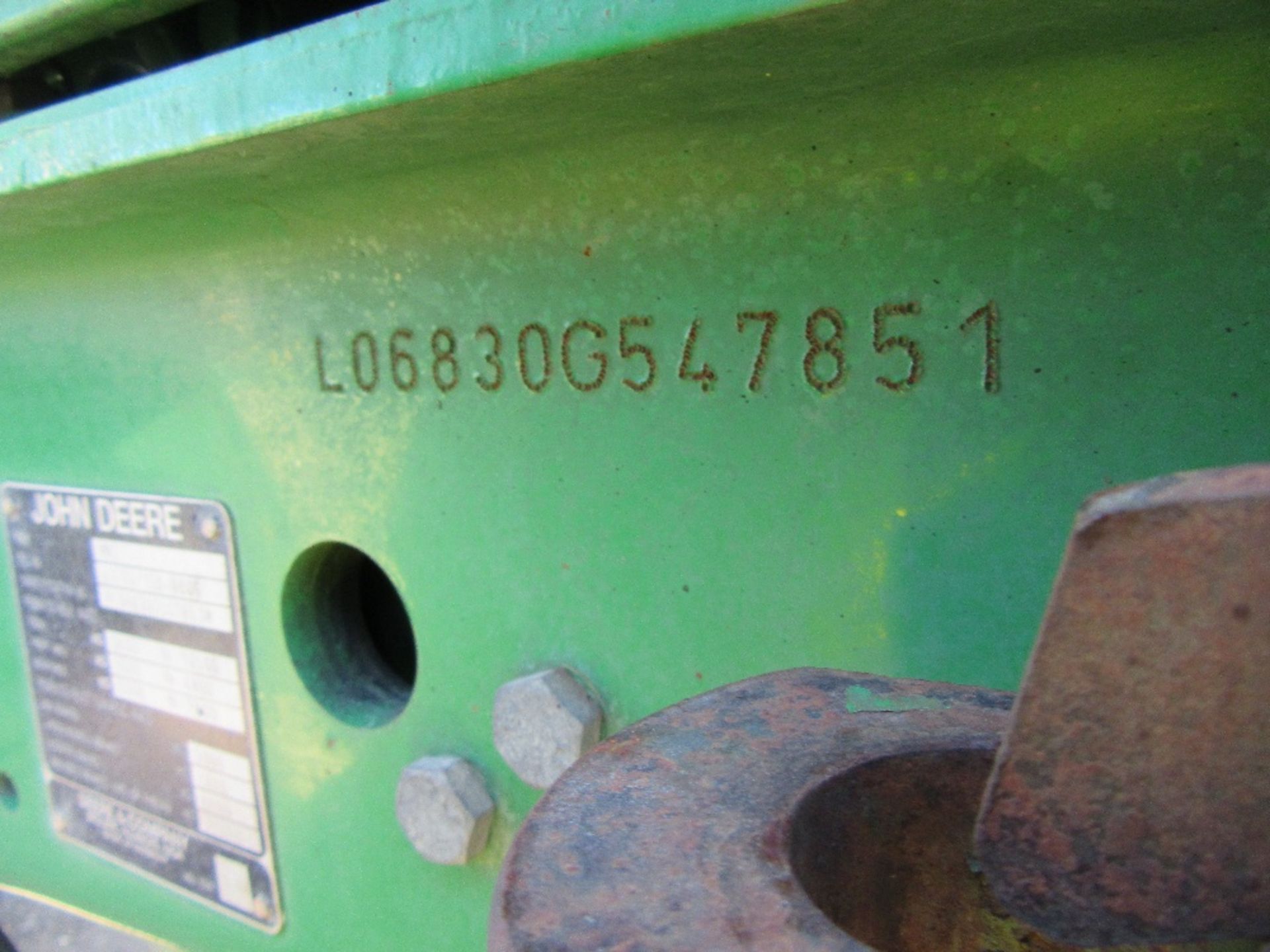 John Deere 6830 4wd Tractor. Reg.No. SV08 AET Ser No 547851 - Image 15 of 15