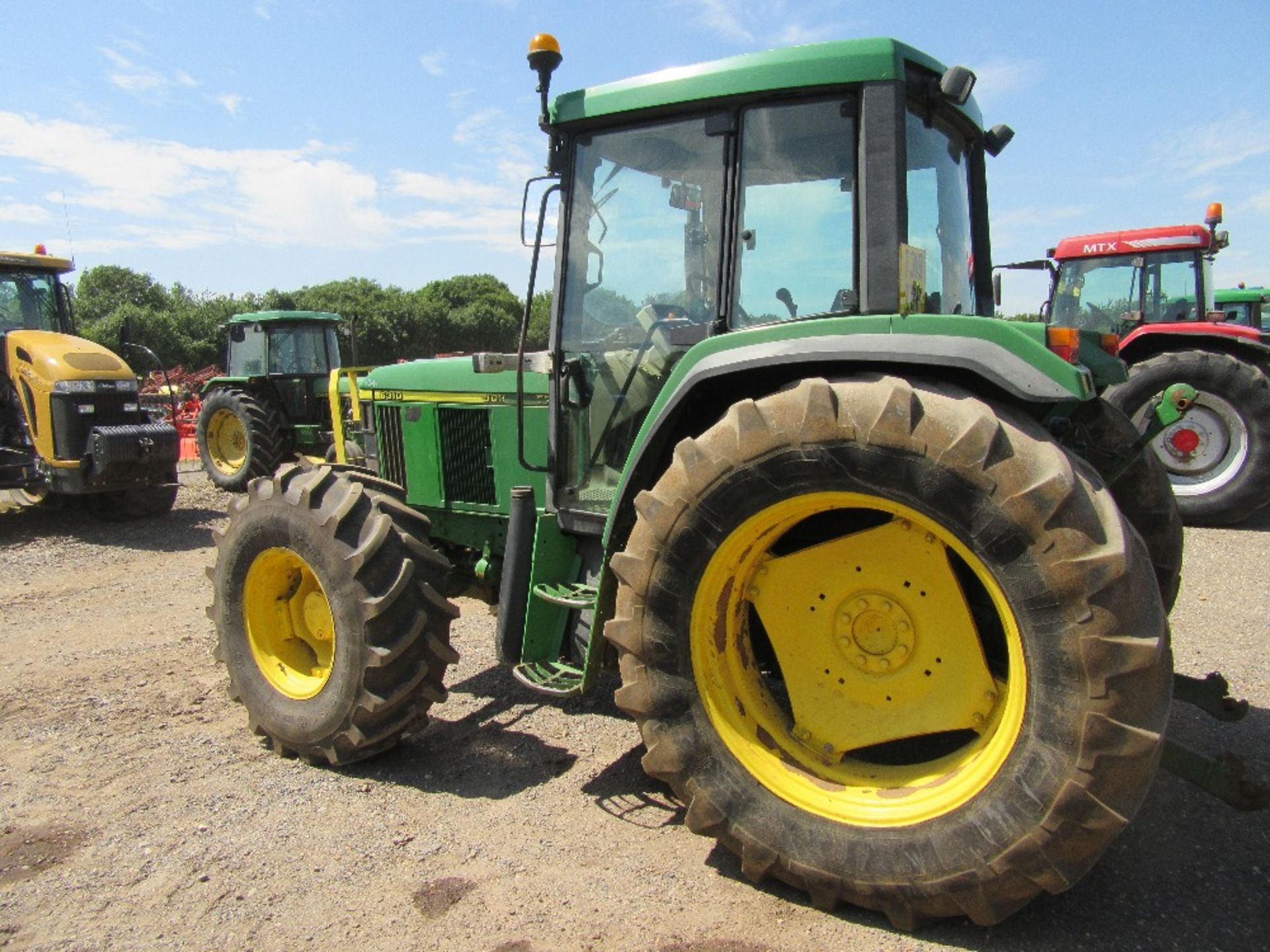 1999 John Deere 6310 4wd Tractor with Front Suspension. 6605 hrs. V5 will be supplied. Reg.No. - Image 9 of 13