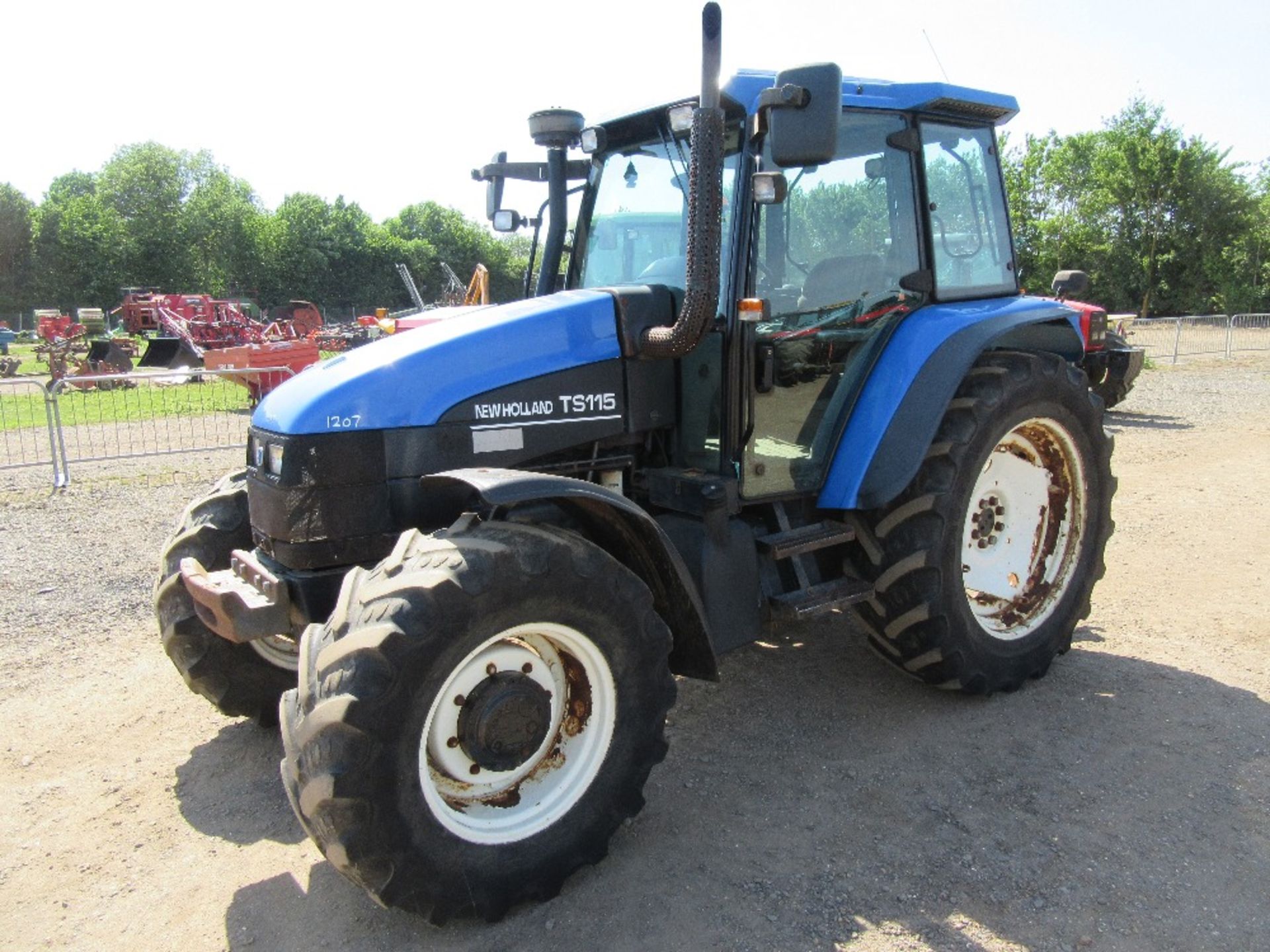 2004 New Holland TSA115 Tractor. V5 will be supplied. Reg.No. NX04 RXW Ser No ACP234025