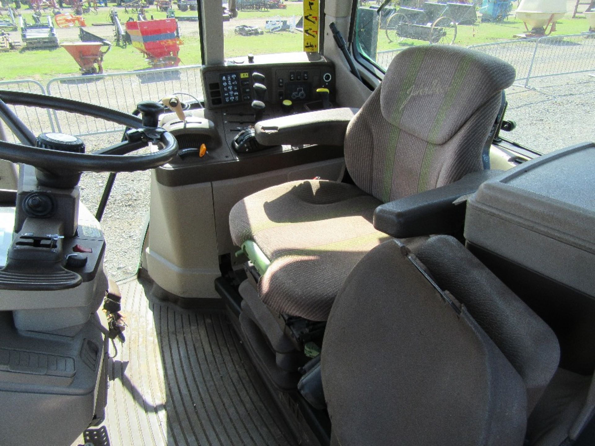 John Deere 6820 Tractor with Air Con & Front Suspension. 7569 hrs. V5 will be supplied. Reg.No. WX04 - Image 12 of 16