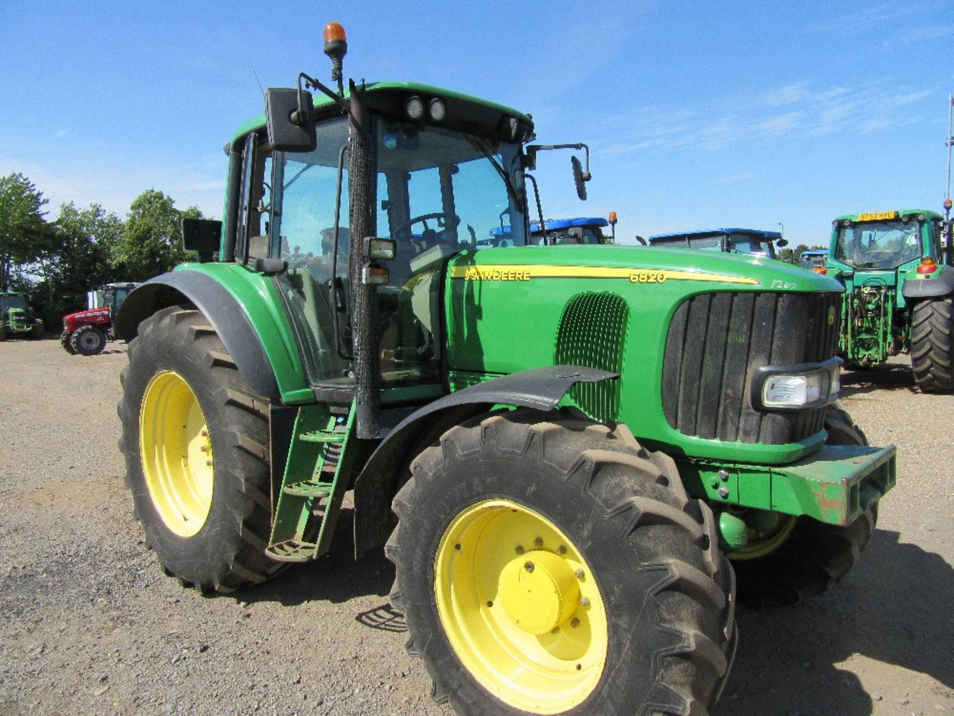 John Deere 6820 Tractor with Air Con & Front Suspension. 7569 hrs. V5 will be supplied. Reg.No. WX04 - Image 3 of 16