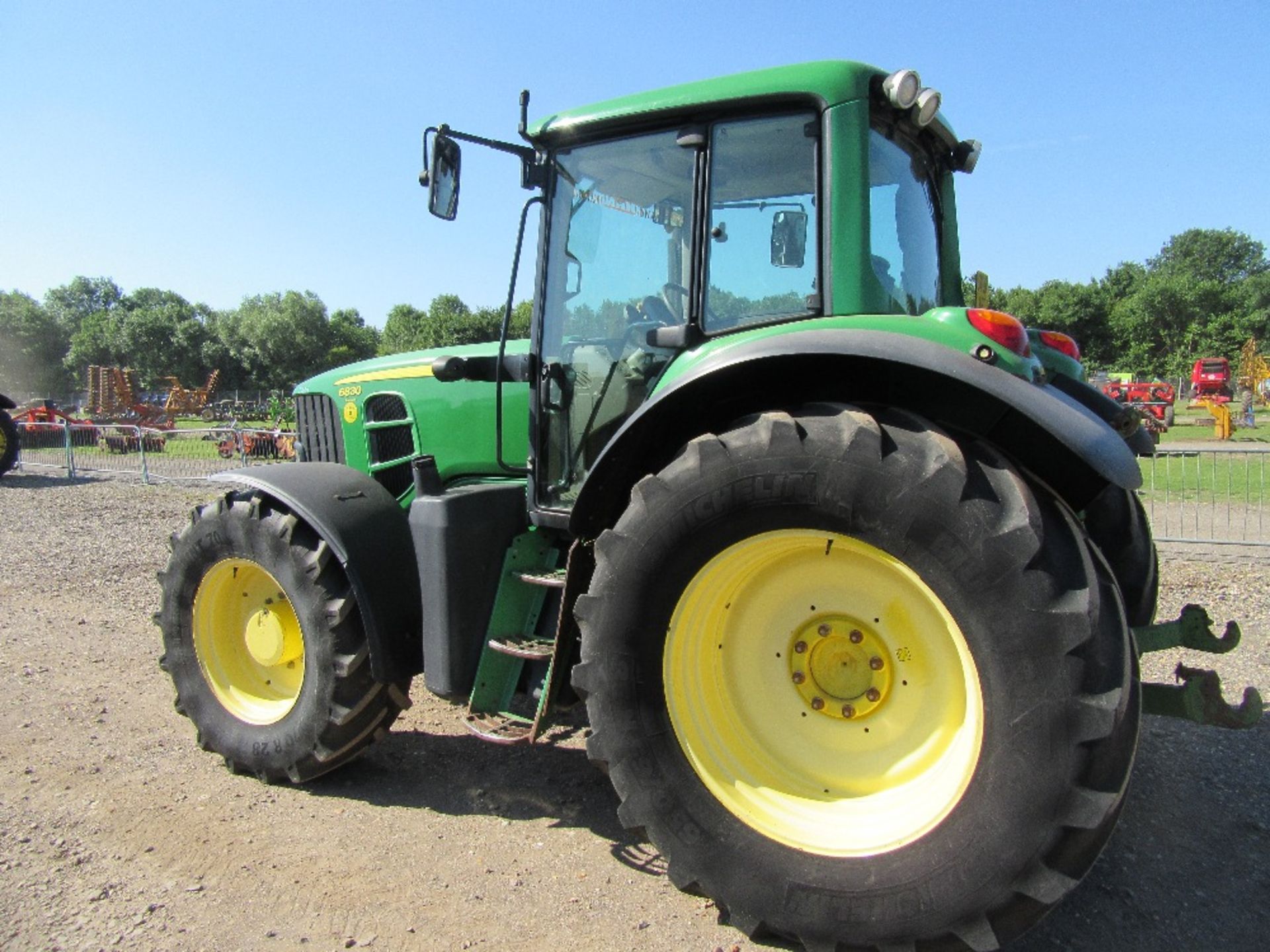 John Deere 6830 4wd Tractor. Reg.No. SV08 AET Ser No 547851 - Image 9 of 15