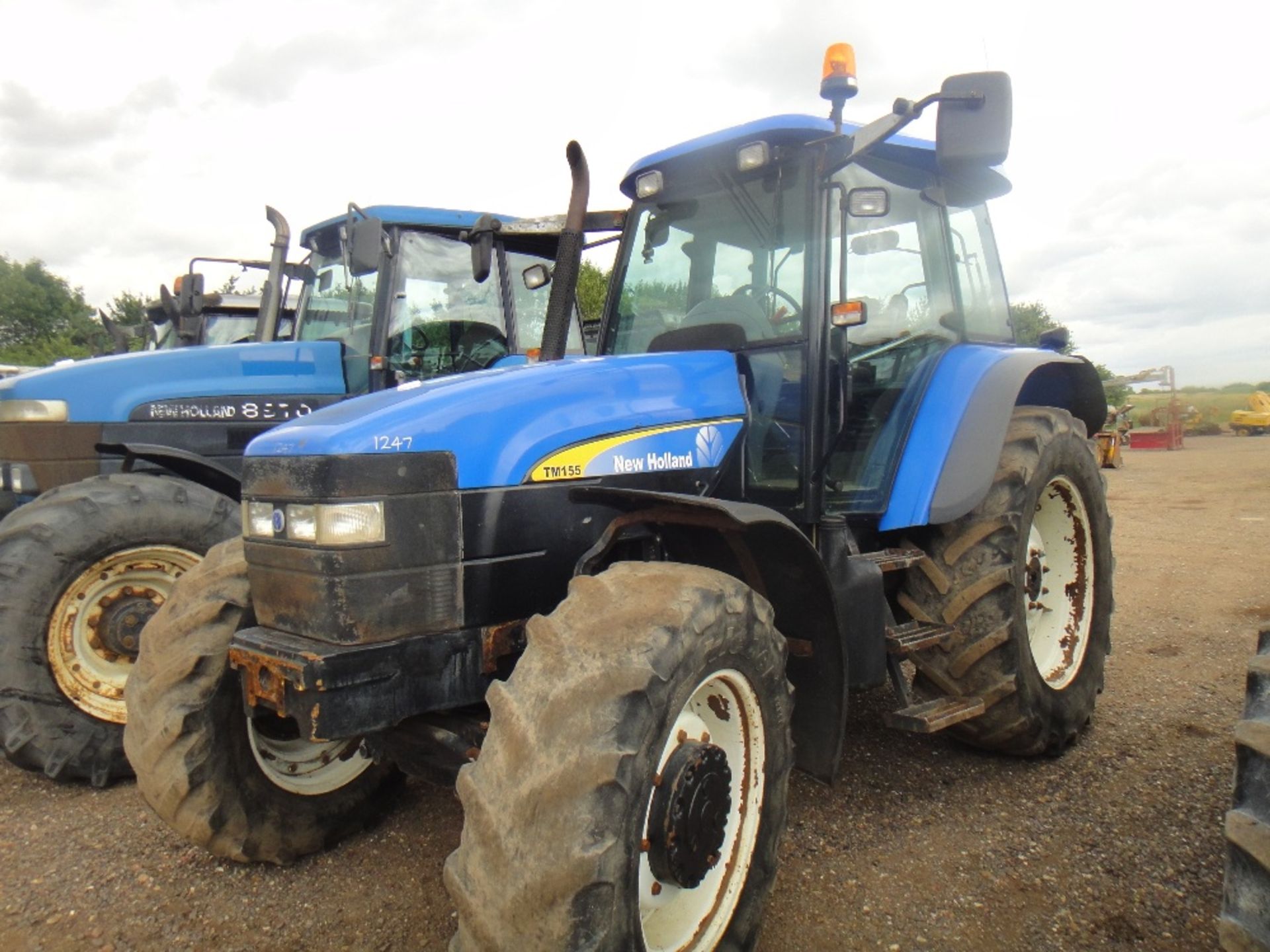 2005 New Holland TM155 4wd Range Command Terraglide Tractor Reg No SV05 CNX Ser No ACM236993 - Image 6 of 6