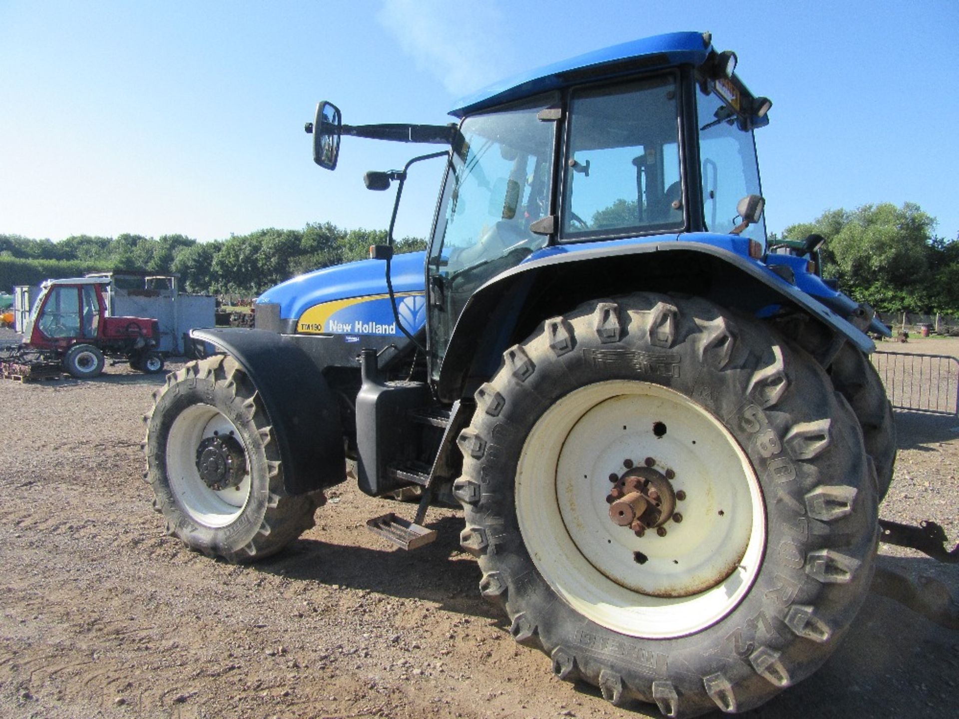 2003 New Holland TM190 4wd Power Command Tractor, Manual Spools Reg No NU52 UFN Ser No ACM199035 - Image 8 of 14