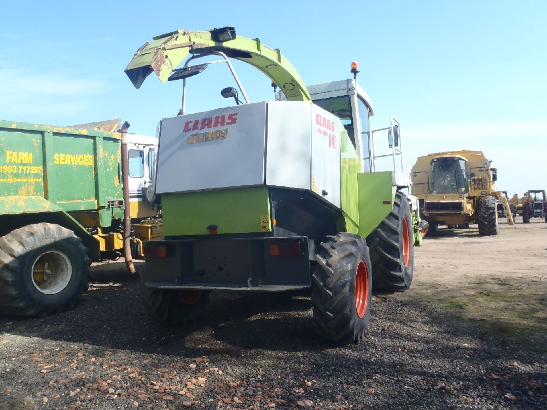 Claas Jaguar 840 Forage Harvester with 3m Grass Pick Up. Reg.No. T336 UOS - Image 6 of 7