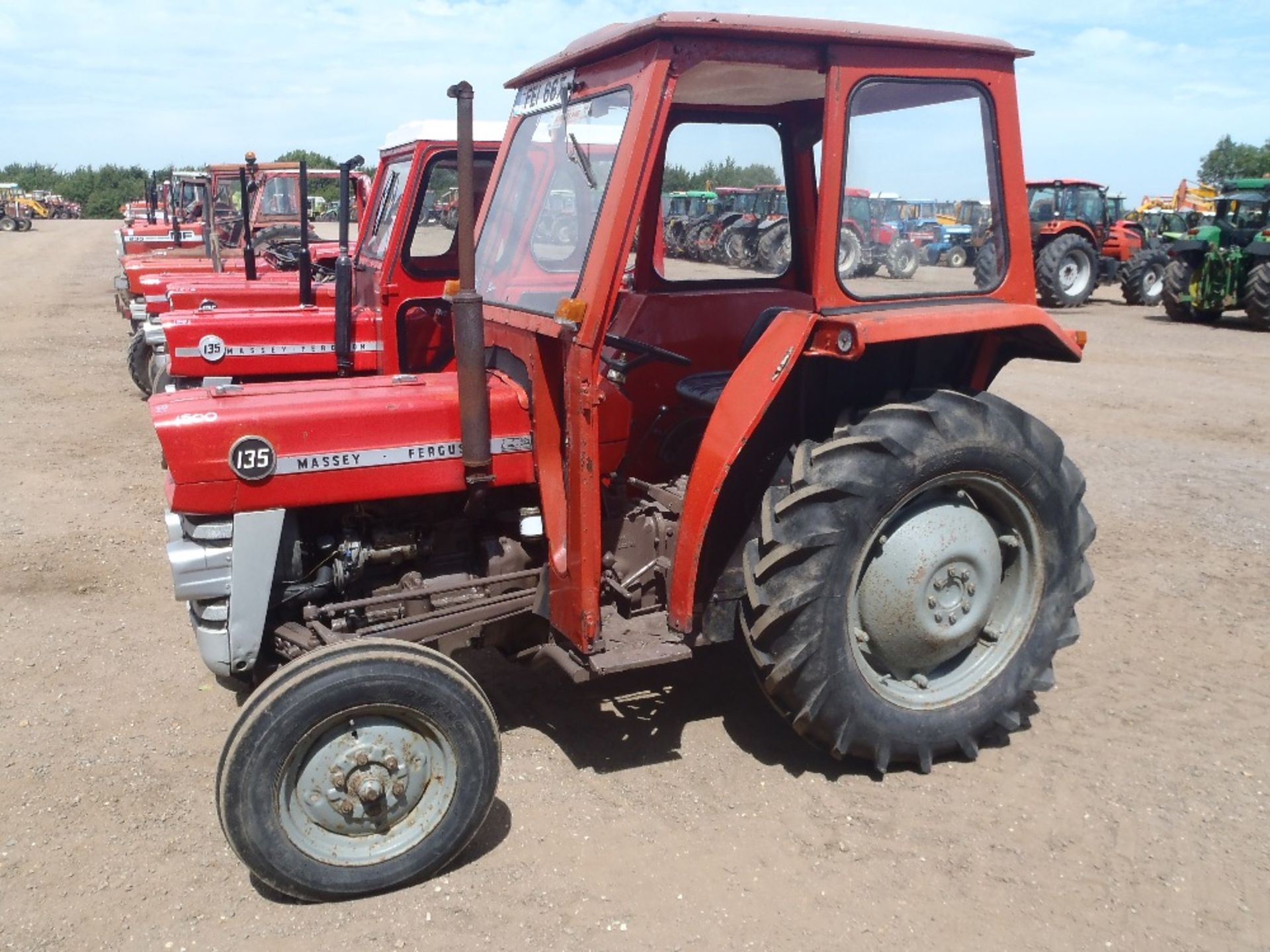 1966 Massey Ferguson 135 Tractor. Original Brown logbook will be supplied. Reg.No. FEI 667 Ser No