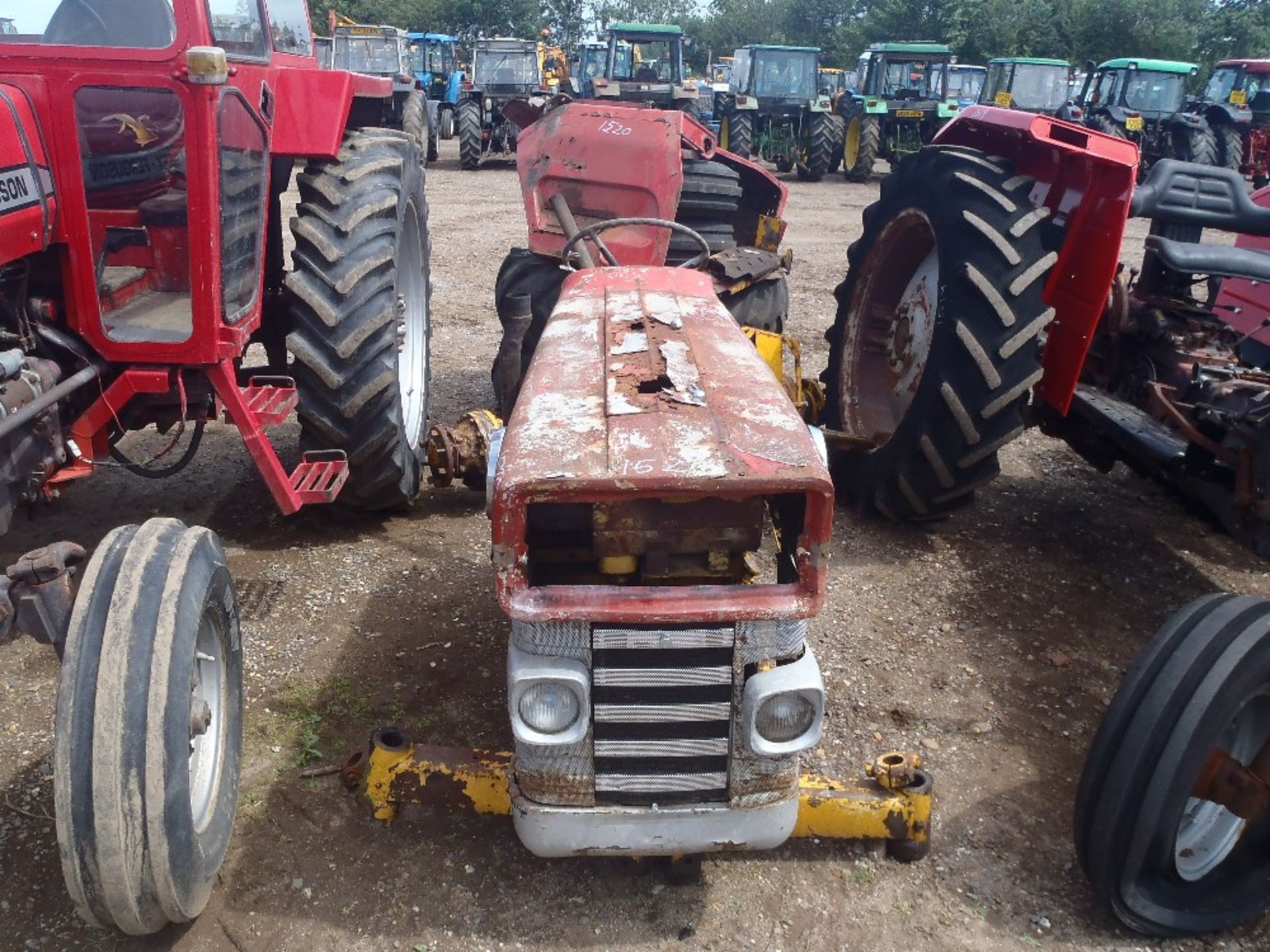 Massey Ferguson Skid Unit with Square Axle. Incomplete - Image 2 of 5