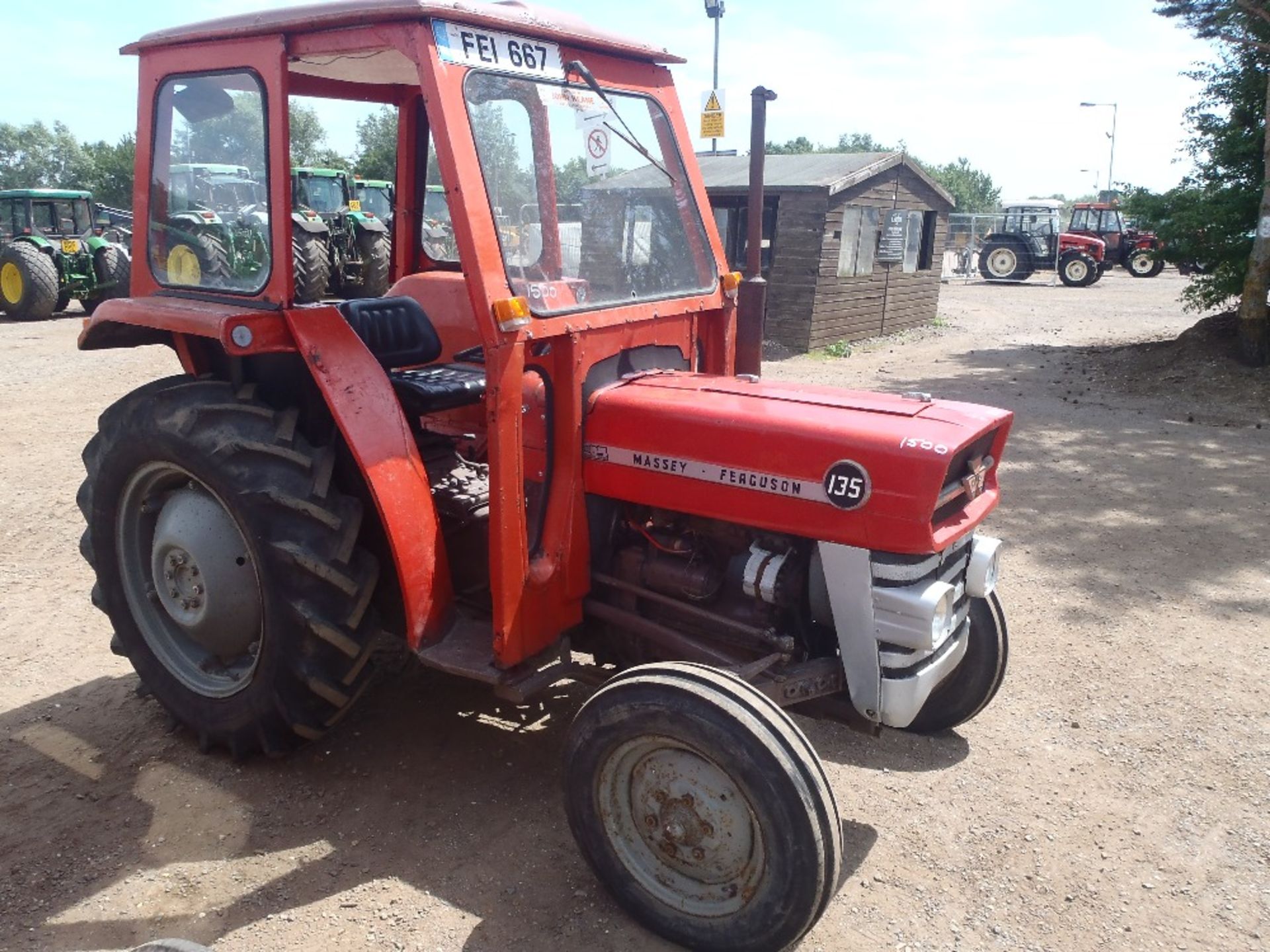 1966 Massey Ferguson 135 Tractor. Original Brown logbook will be supplied. Reg.No. FEI 667 Ser No - Image 3 of 8