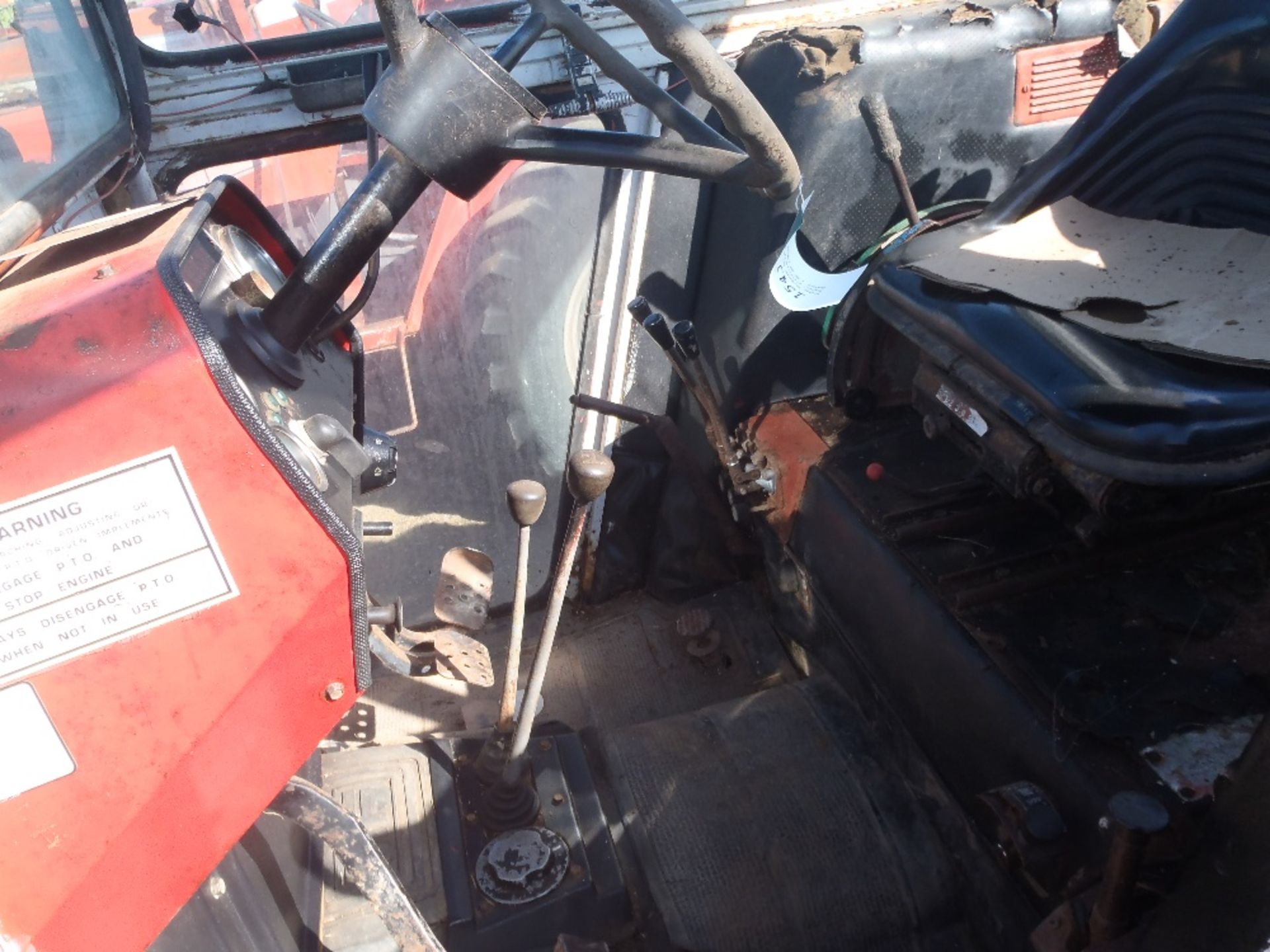 Massey Ferguson 565 2wd Tractor with Standard Gearbox & MF 80 Loader Reg No HYA 82T Ser No 655786 - Image 8 of 8