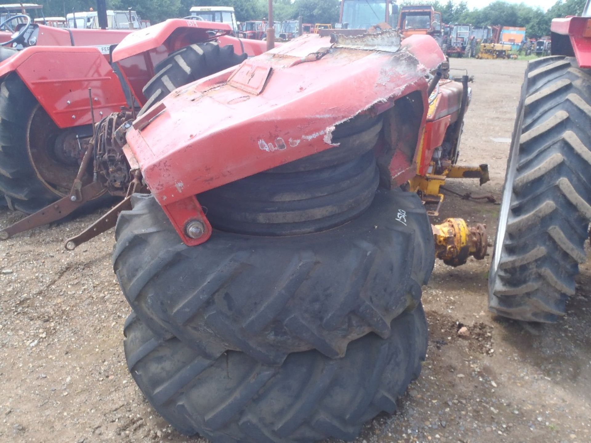 Massey Ferguson Skid Unit with Square Axle. Incomplete - Image 4 of 5