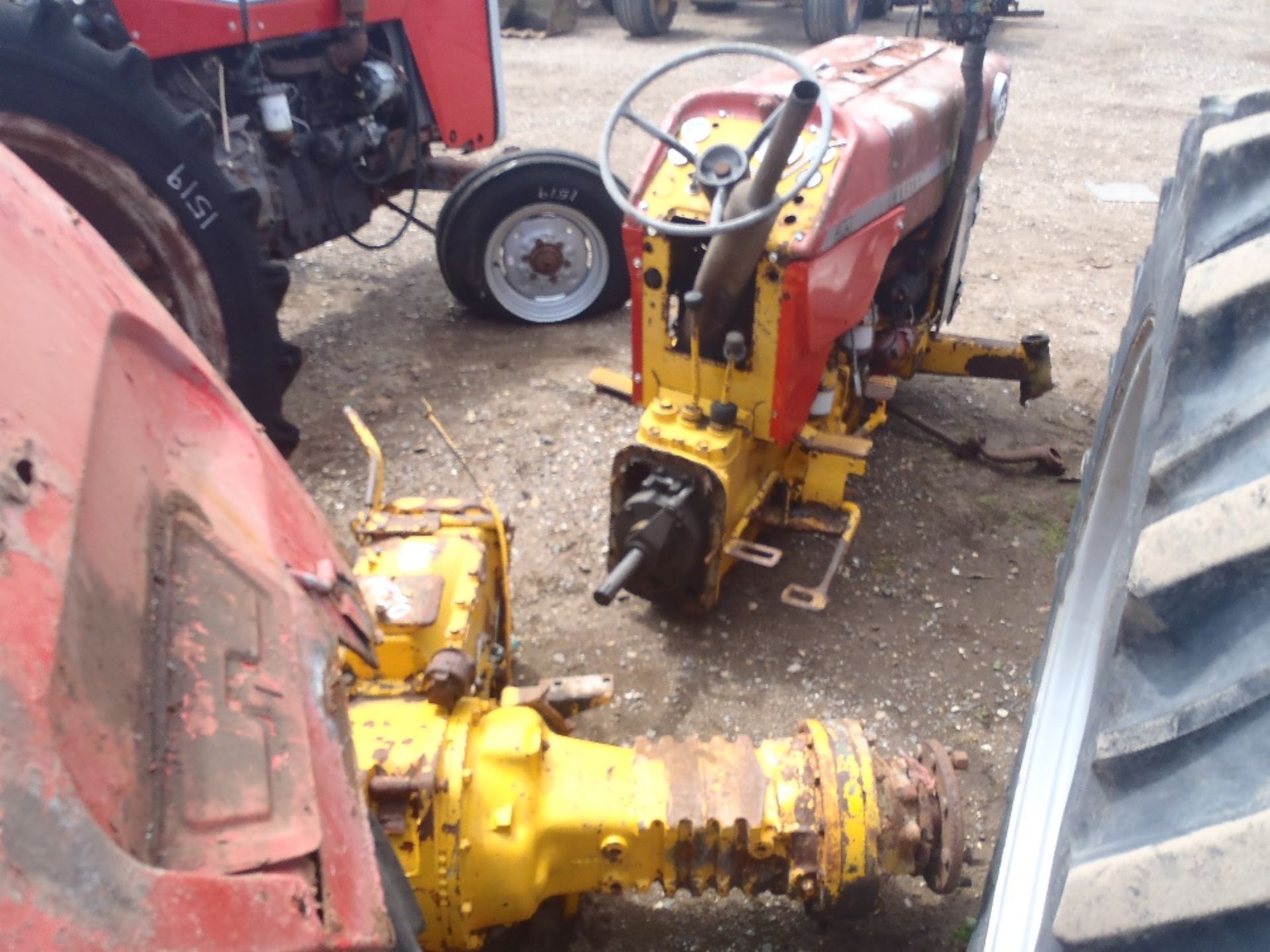 Massey Ferguson Skid Unit with Square Axle. Incomplete - Image 5 of 5