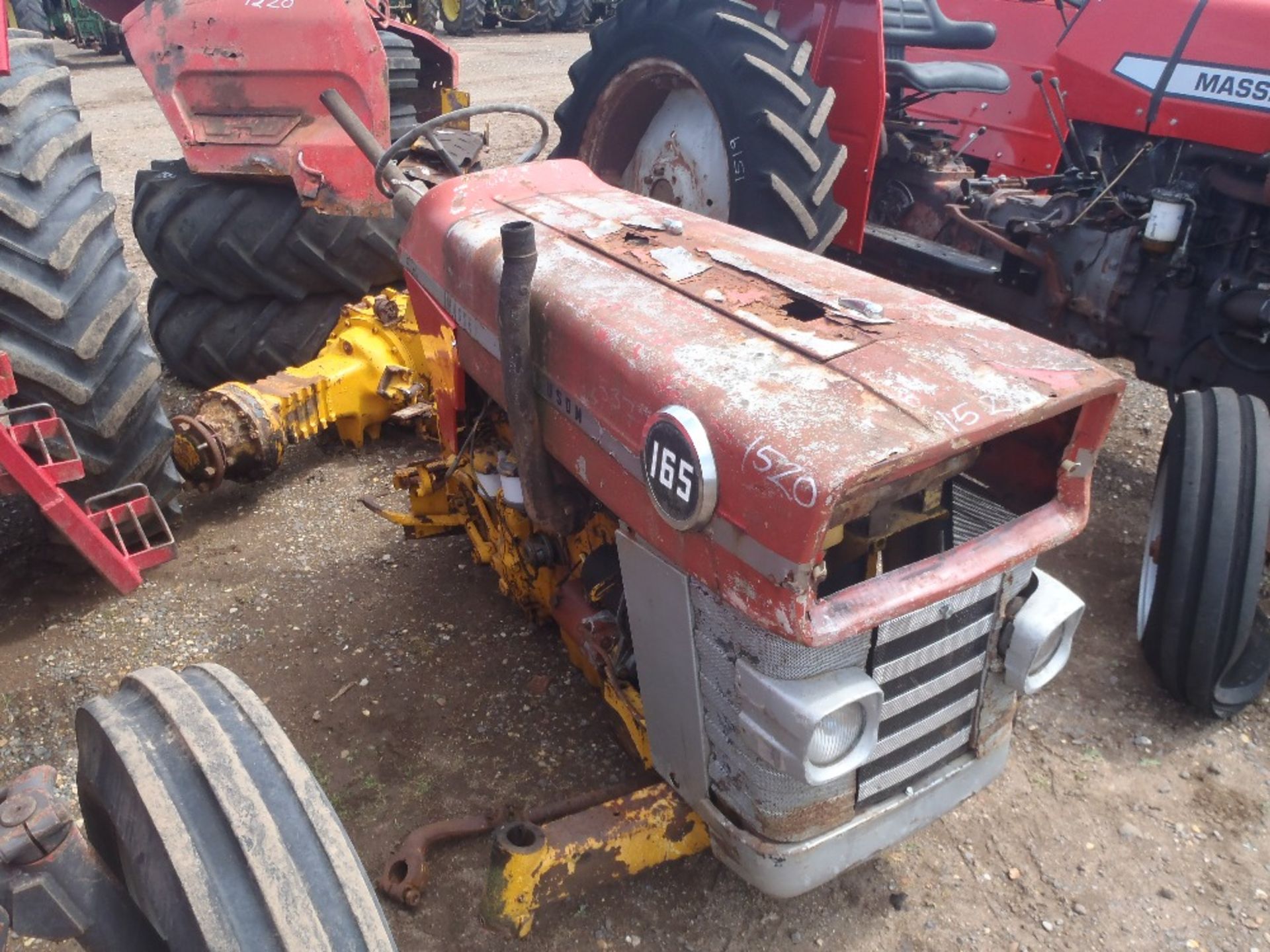 Massey Ferguson Skid Unit with Square Axle. Incomplete - Image 3 of 5