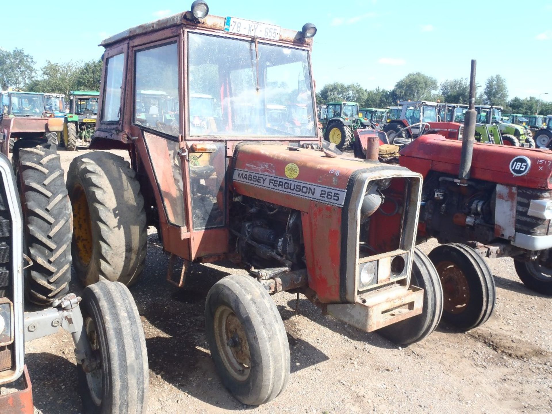 Massey Ferguson 265 2wd Tractor With Cab. No V5. - Image 3 of 8