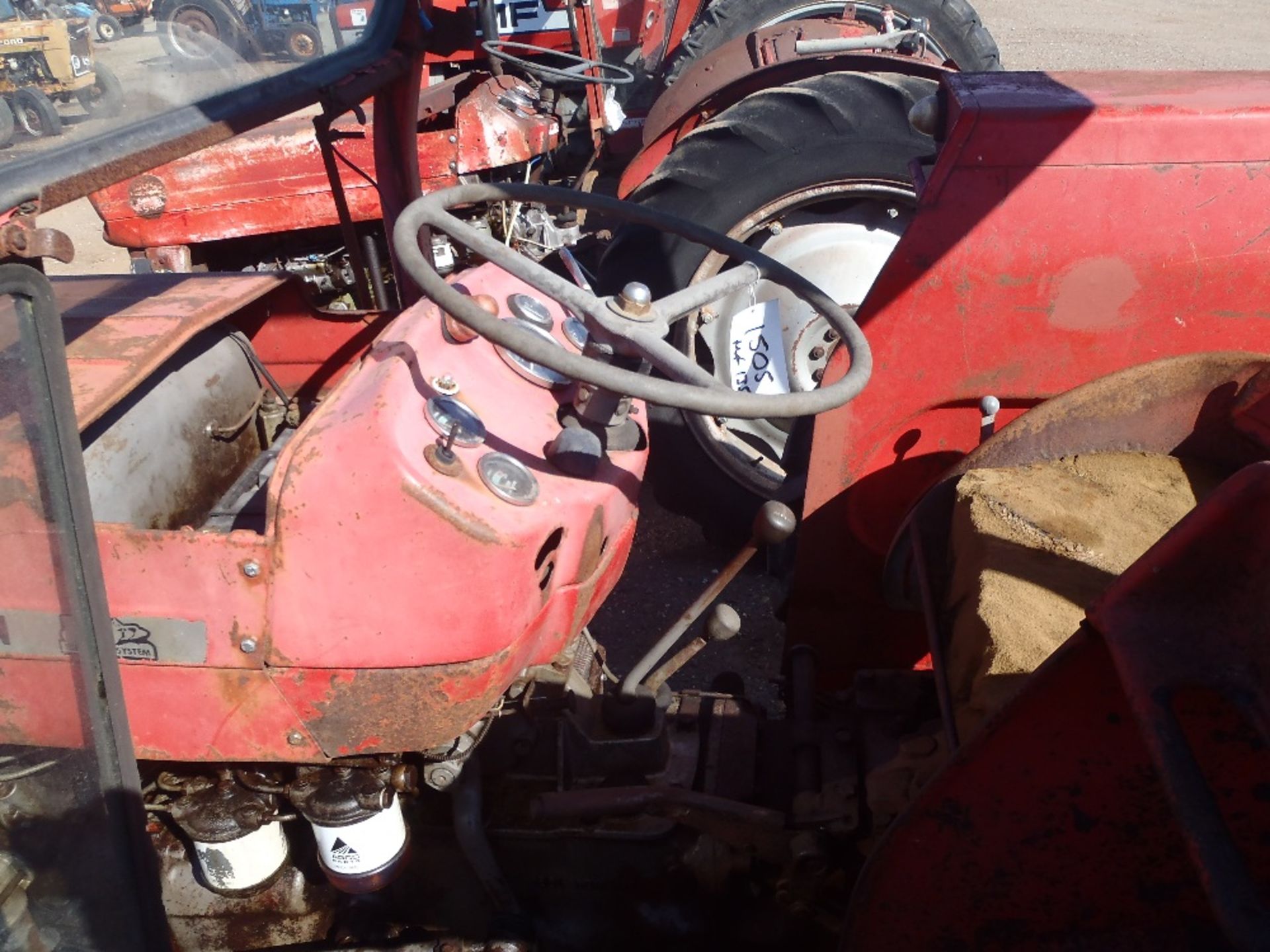 Massey Ferguson 135 Tractor. No V5.  4083 hrs.  Ser.No.419627 - Image 8 of 8