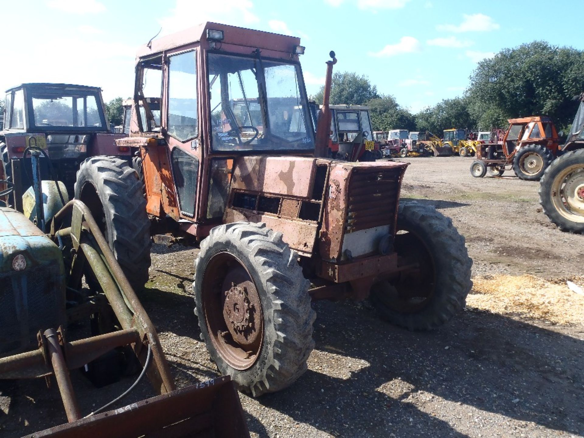 Fiat 780 4wd 80hp Tractor with Power Steering. No V5 - Image 3 of 8