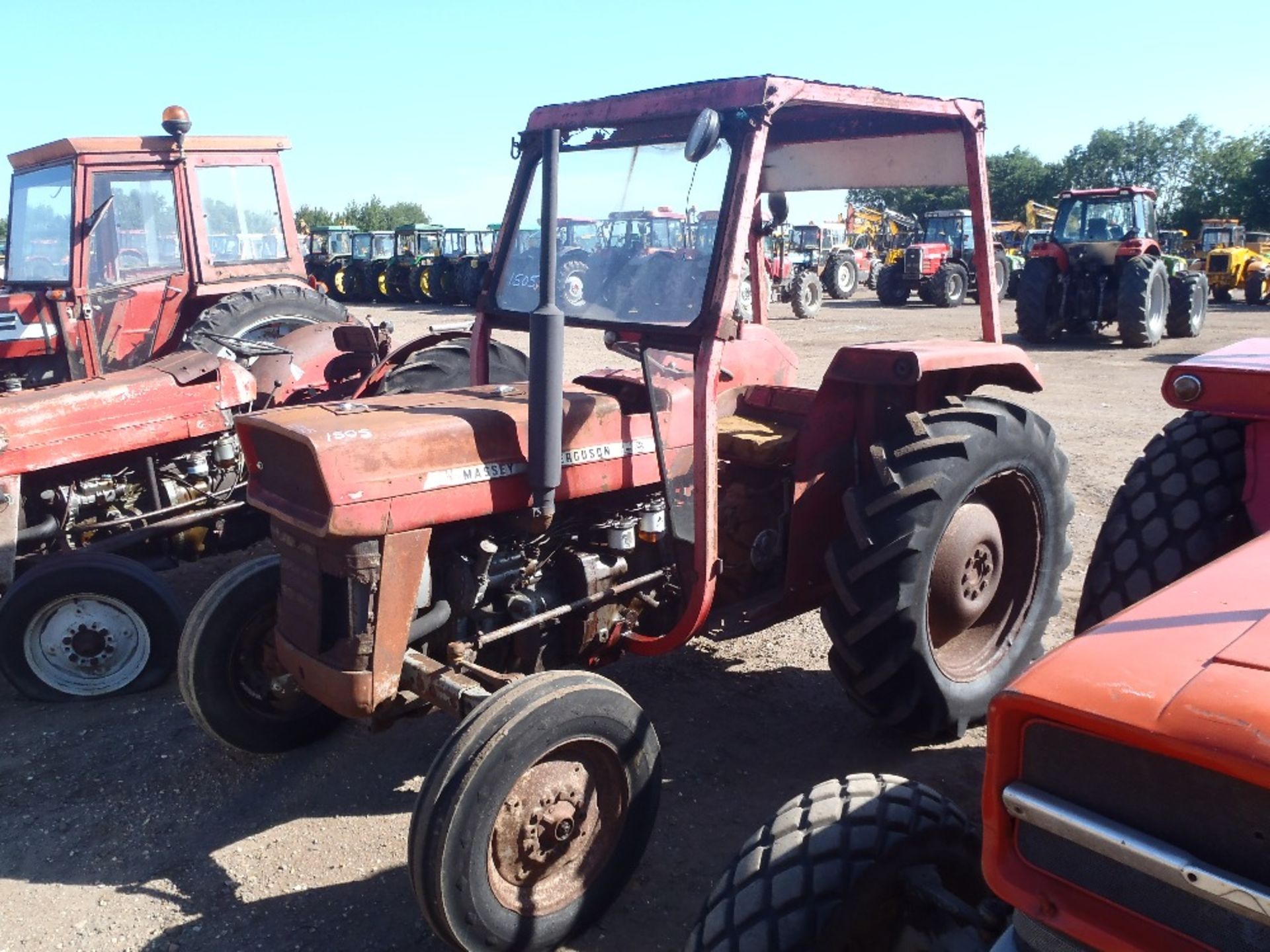 Massey Ferguson 135 Tractor. No V5.  4083 hrs.  Ser.No.419627