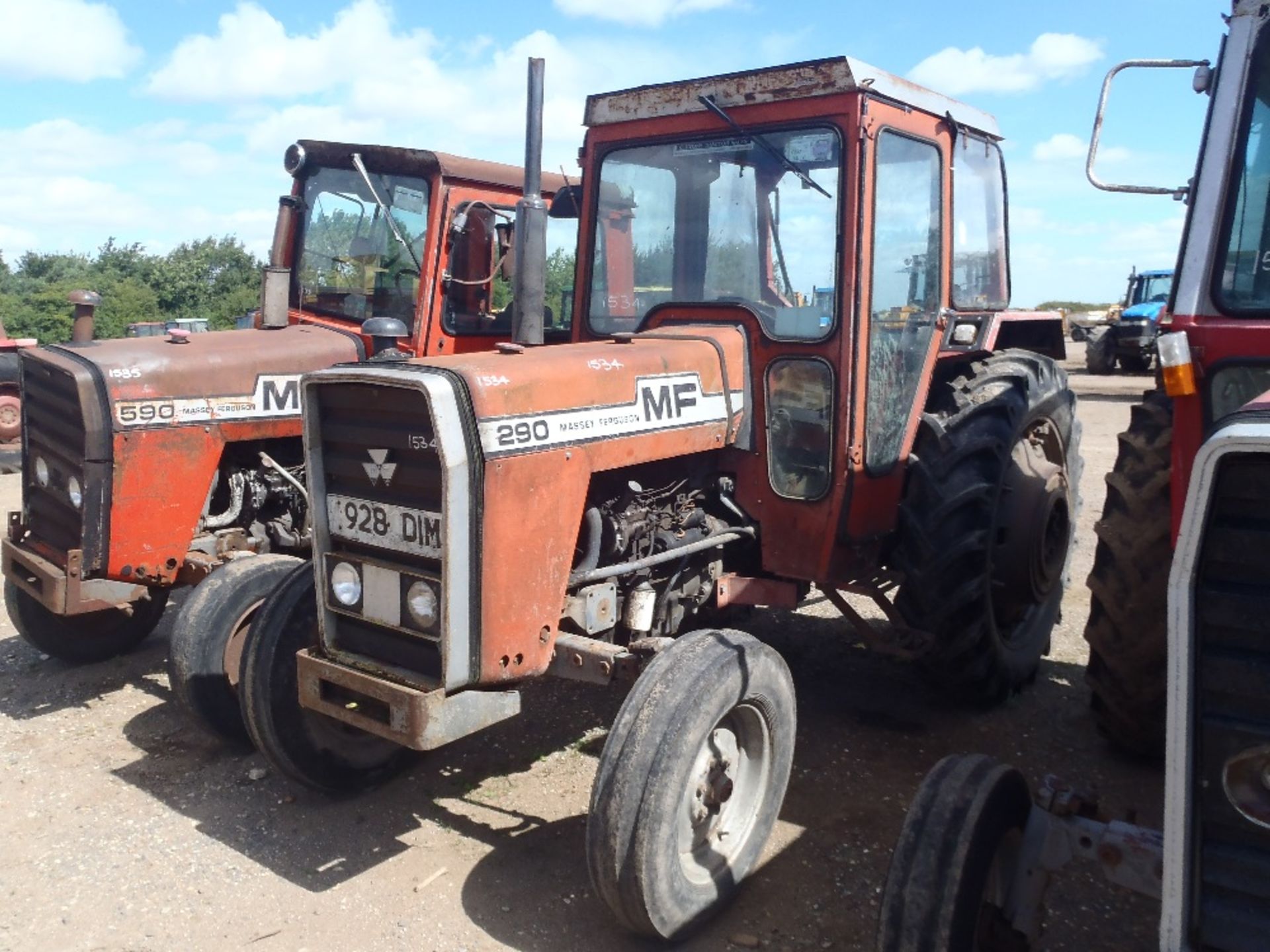 Massey Ferguson 290 Tractor. V5 will be supplied
