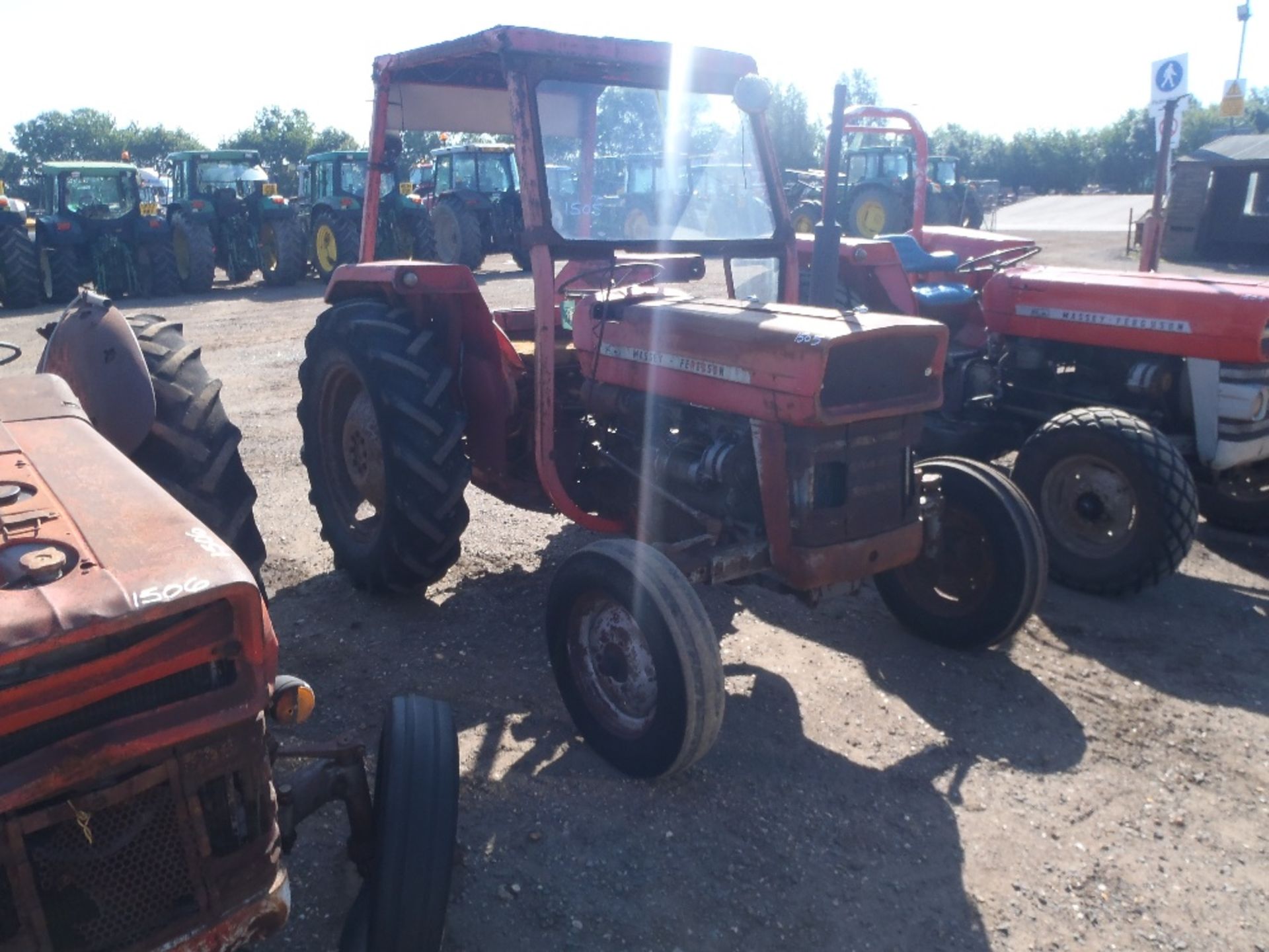 Massey Ferguson 135 Tractor. No V5.  4083 hrs.  Ser.No.419627 - Image 6 of 8