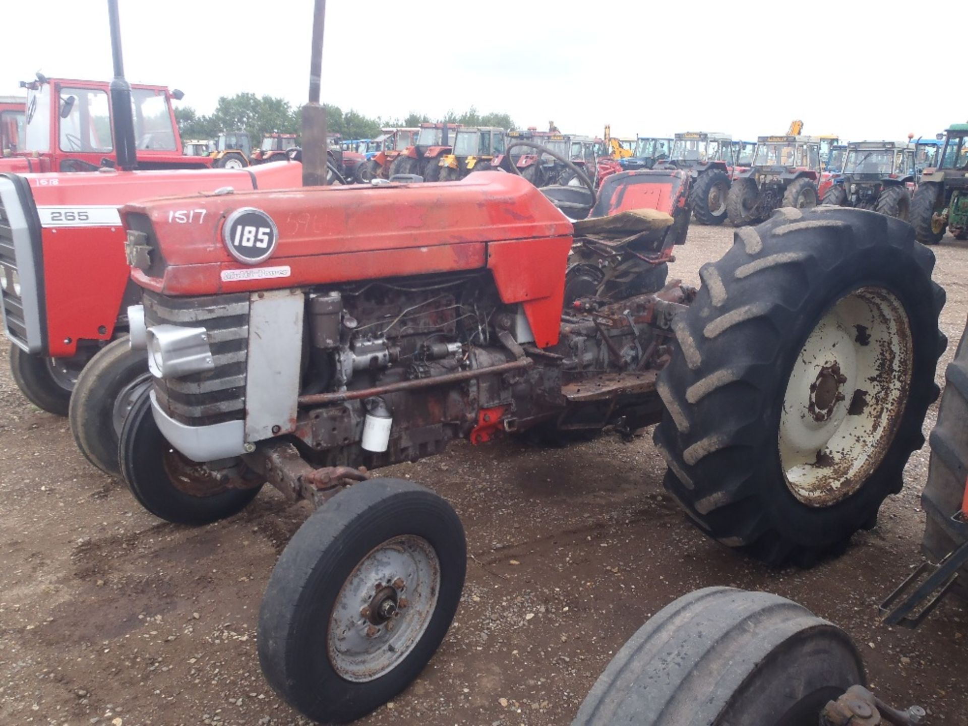 Massey Ferguson 185 2wd Tractor Reg.No. 76 DL 38 Ser.No.320154