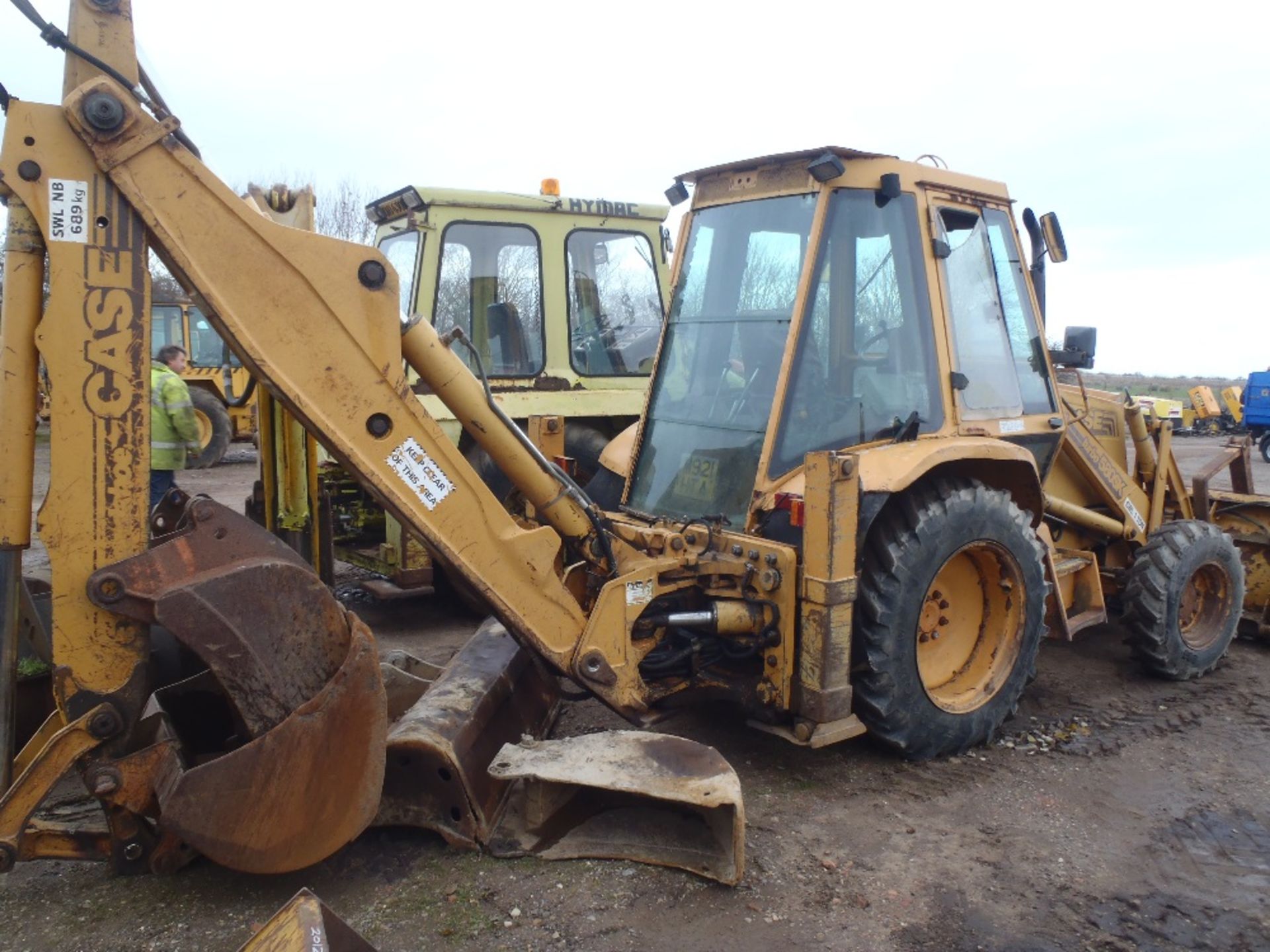 1994 Case 580 5K Turbo Digger Loader with 4no. Buckets. V5 will be supplied.   6700 hrs.  Reg.No. - Image 3 of 3