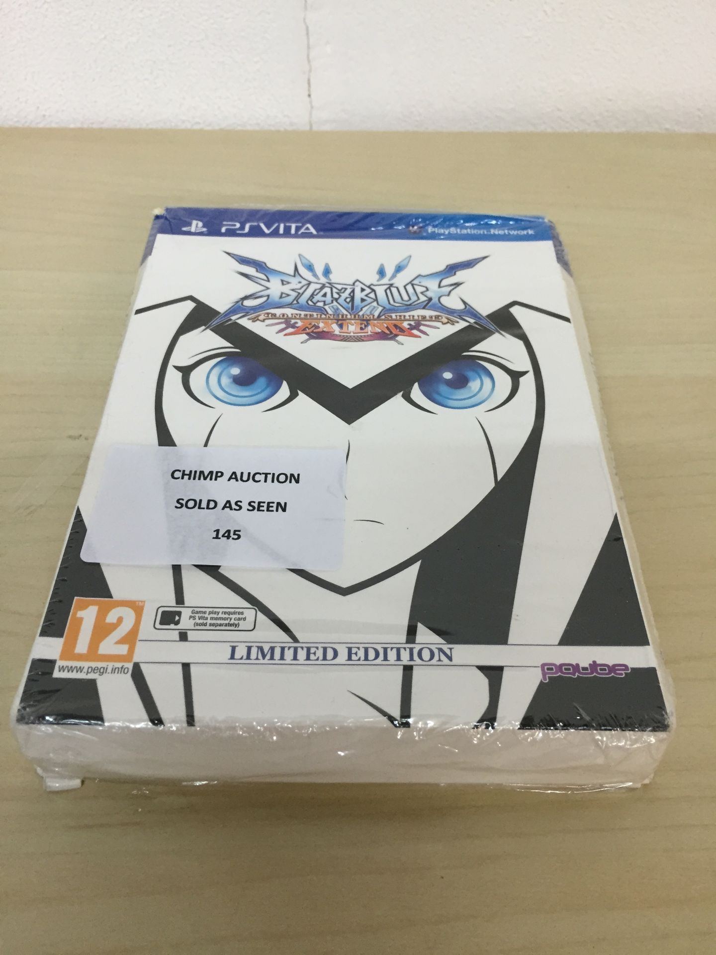 BOXED BLAZBLUE LIMITED EDITION PS VITA GAME