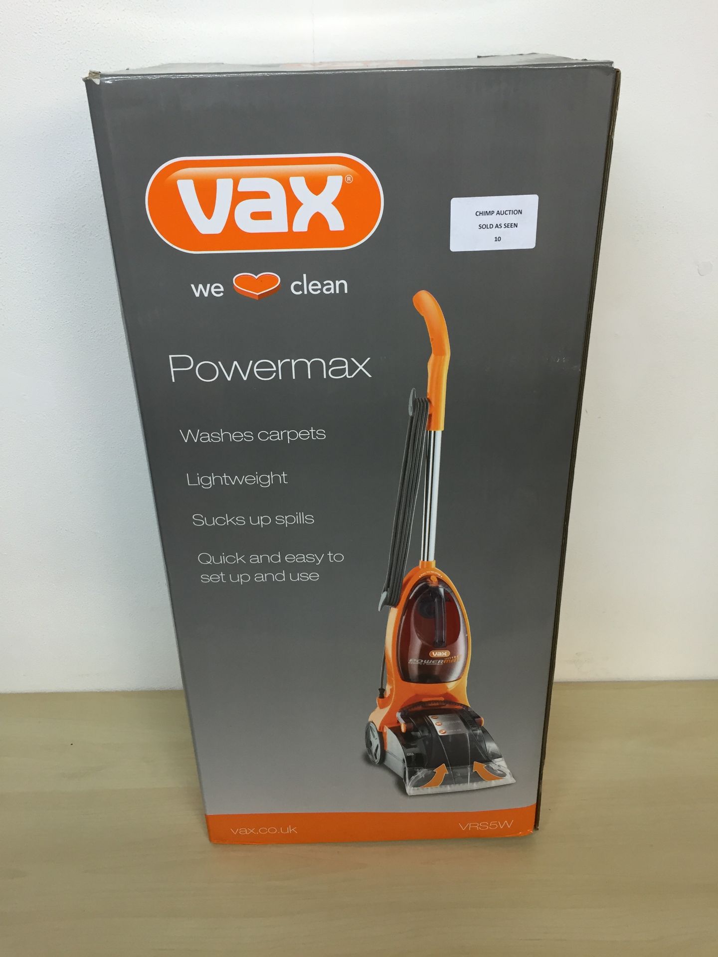 BOXED VAX POWERMAX UPRIGHT BAGLESS VACUUM RRP £249.99