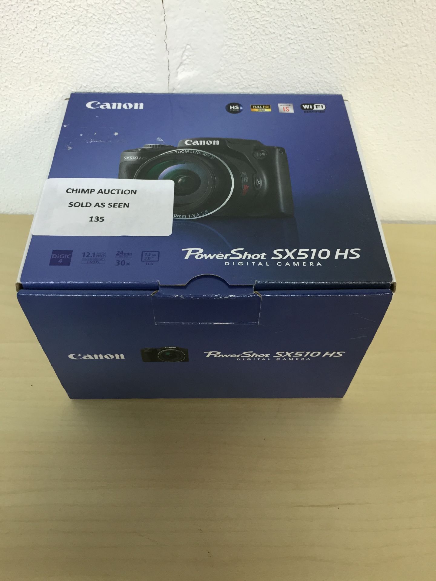 NEW & SEALED CANON POWERSHOT SX510 HD WIFI CAMERA RRP £219.99