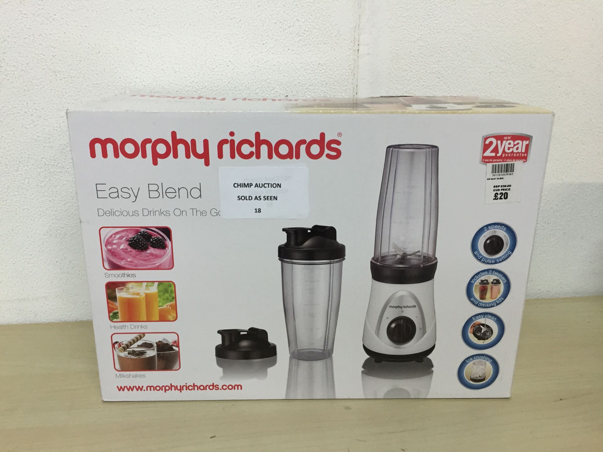 BOXED MORPHY RICHARDS BLENDER