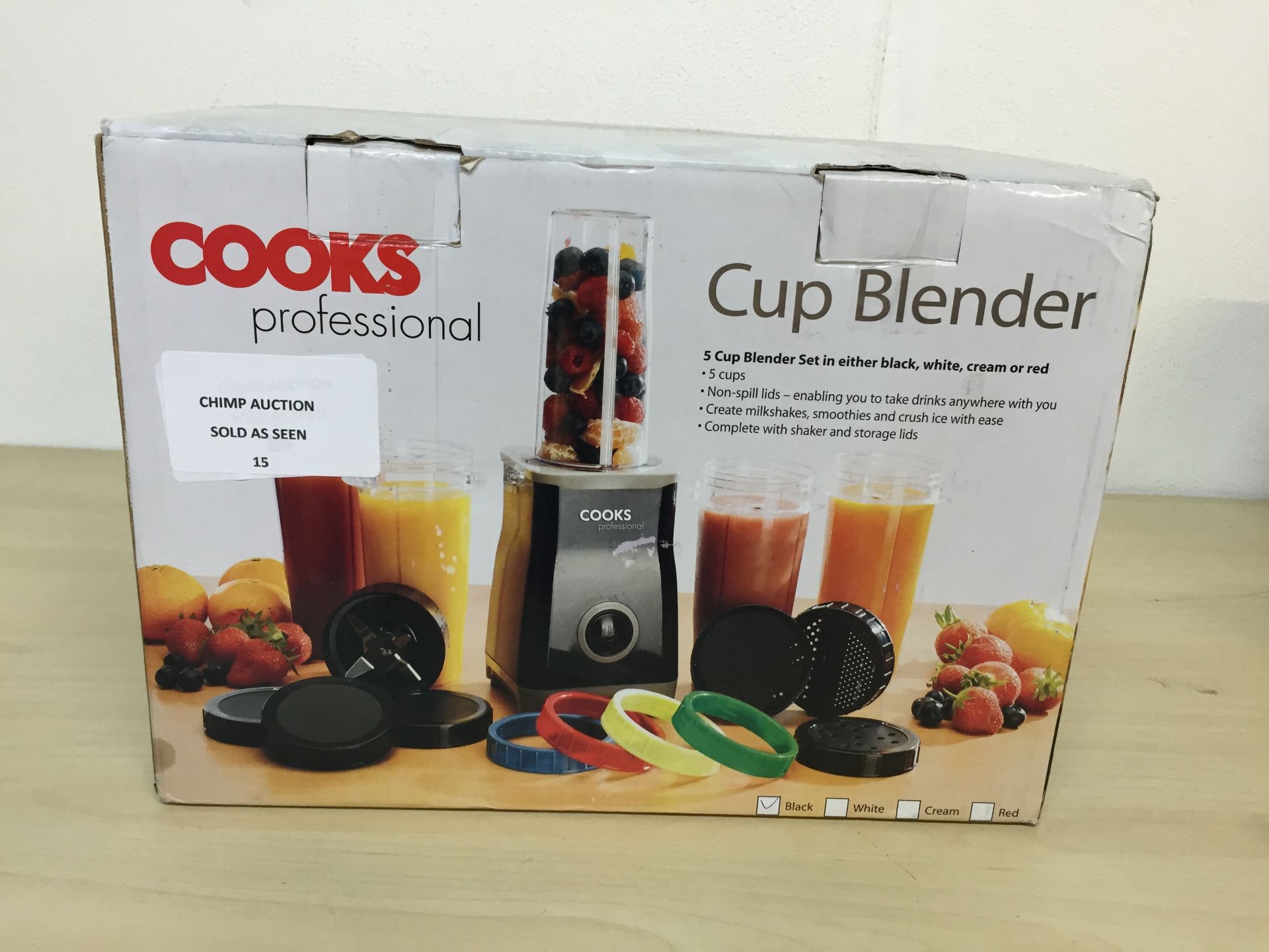 BOXED COOKS PROFESSIONAL CUP BLENDER RRP £34.99