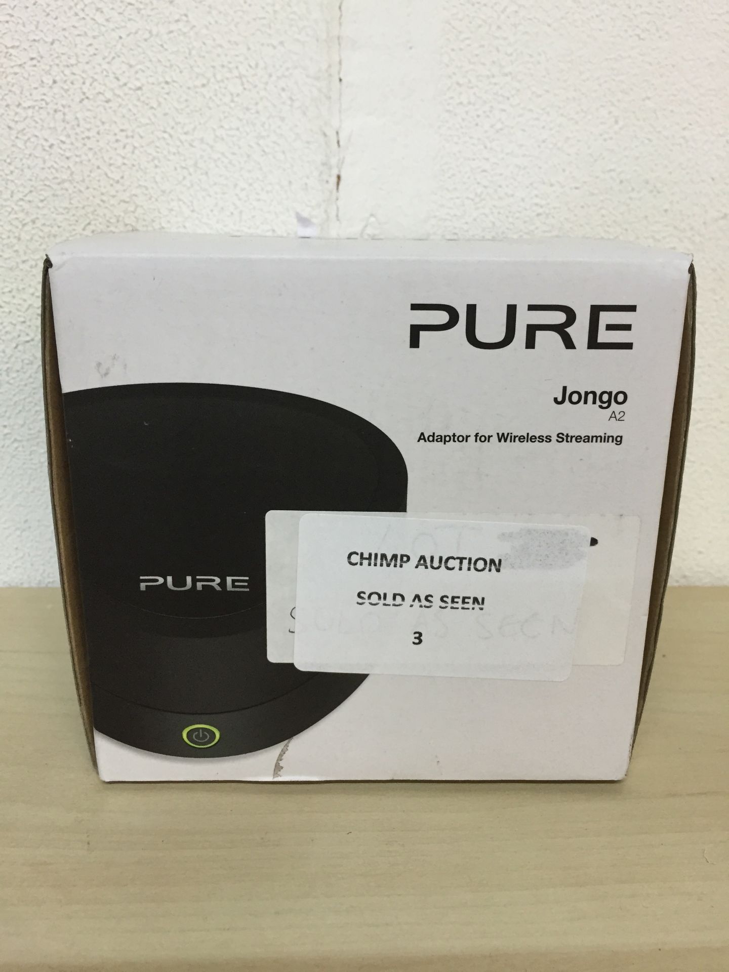 BOXED PURE JONGO A2 ADAPTOR FOR WIRELESS STREAMING RRP £49.99