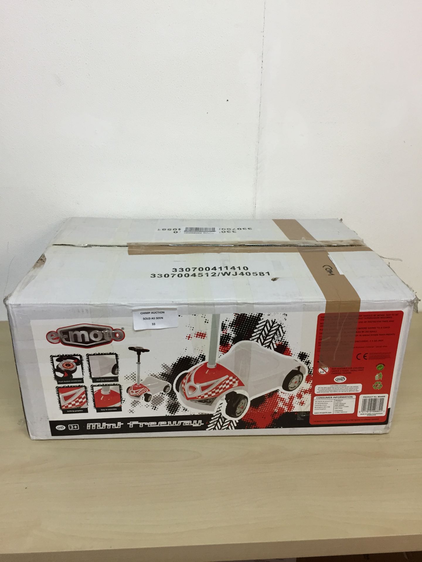 BOXED E-Moto 6V Mini Freeway Battery Operated Motorbike - RRP £84.99