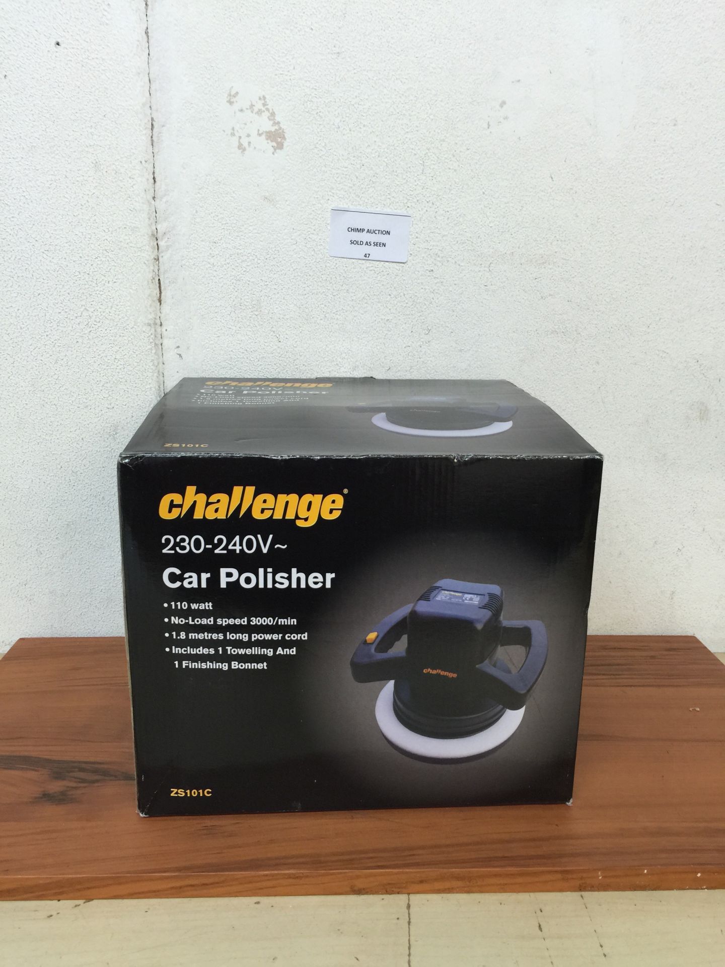 BOXED CHALLENGE 230-240V CAR ELECTRIC POLISHER