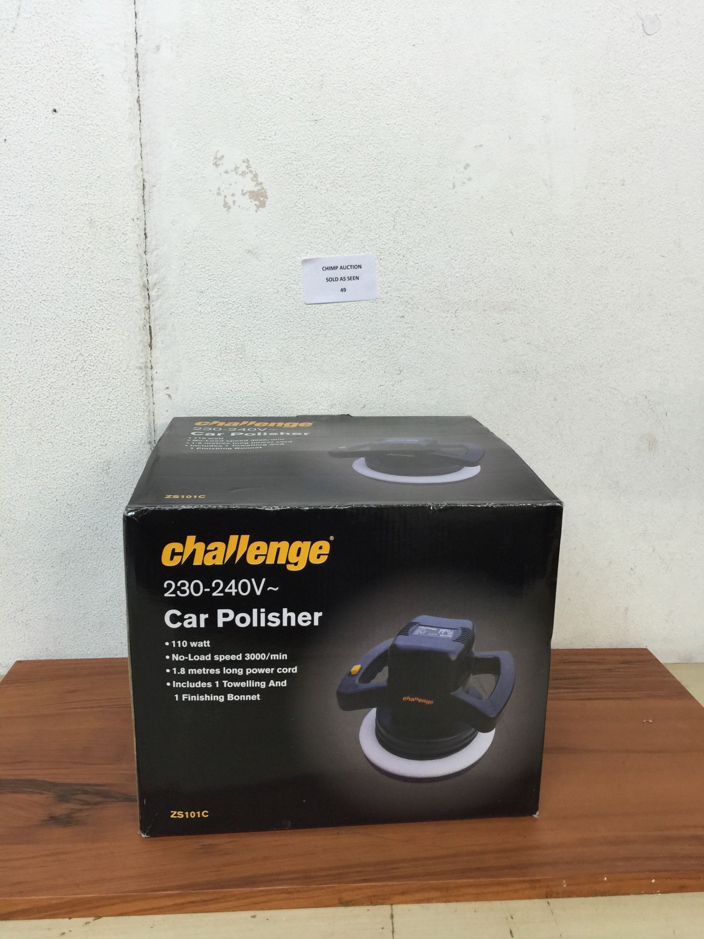 BOXED CHALLENGE 230-240V CAR ELECTRIC POLISHER